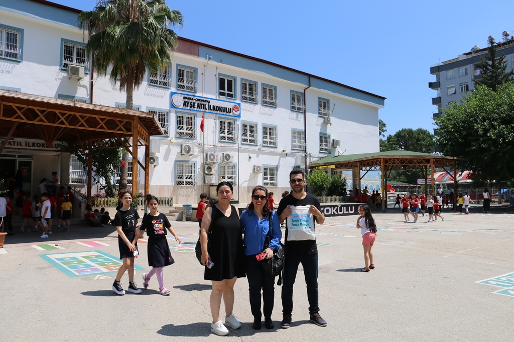 Ayşe Atıl ve Emine Nabi Menemencioğlu İlkokullarında “Temiz Deniz, Temiz Dünya” Temalı Çevre Müfettişi Etkinliği yapıldı.