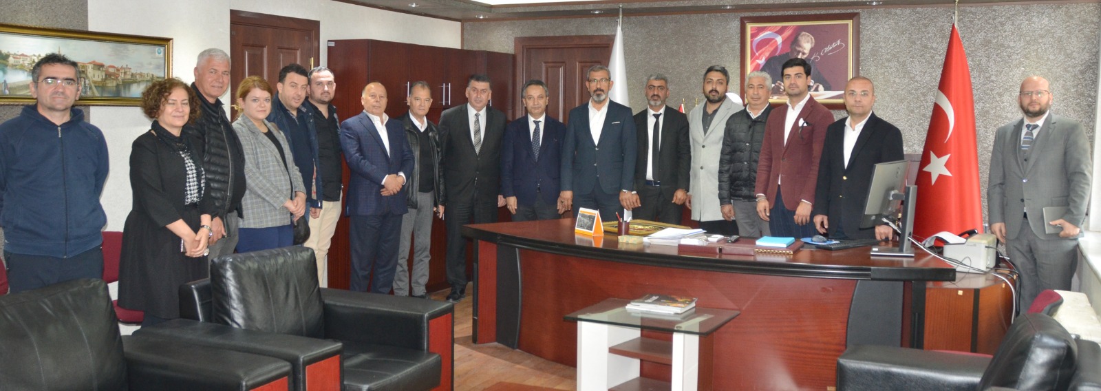Doğu Akdeniz İnşaat Müteahhit Birlikleri Federasyonu (DAİMFED) İl Müdürlüğümüzü Ziyaret Etti