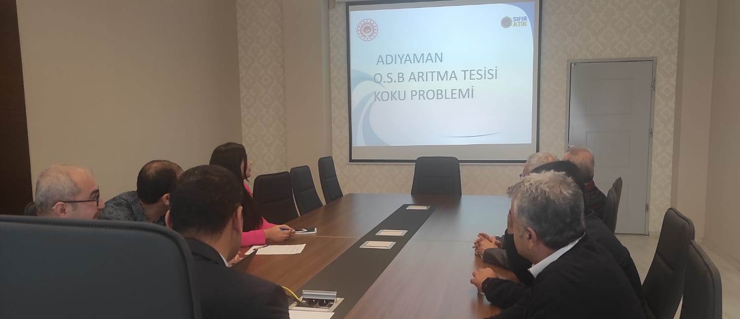 OSB Atıksu Arıtma Tesisi İle İlgili Toplantı Yapıldı