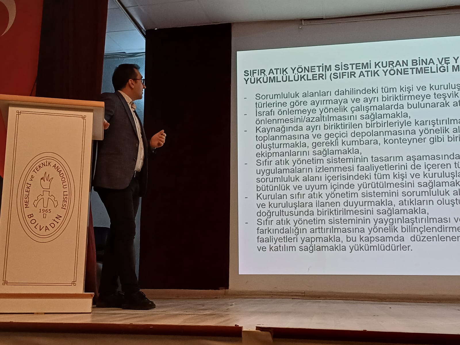 Çevre ve Sıfır Atık Eğitimlerimiz Devam Ediyor.