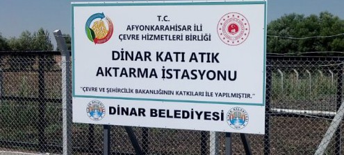 Dinar Katı Atık Aktarma İstasyonu Hizmete Açıldı.