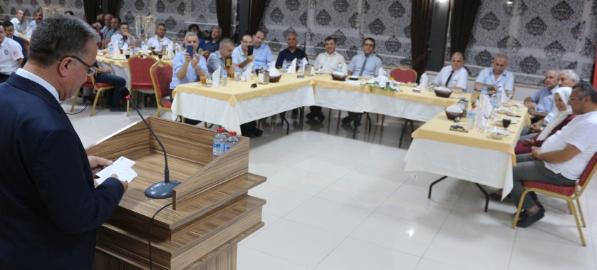 Emekliye ayrılacak olan İl Müdürümüz H.Vahit OKUMUŞER için veda yemeği düzenlendi.