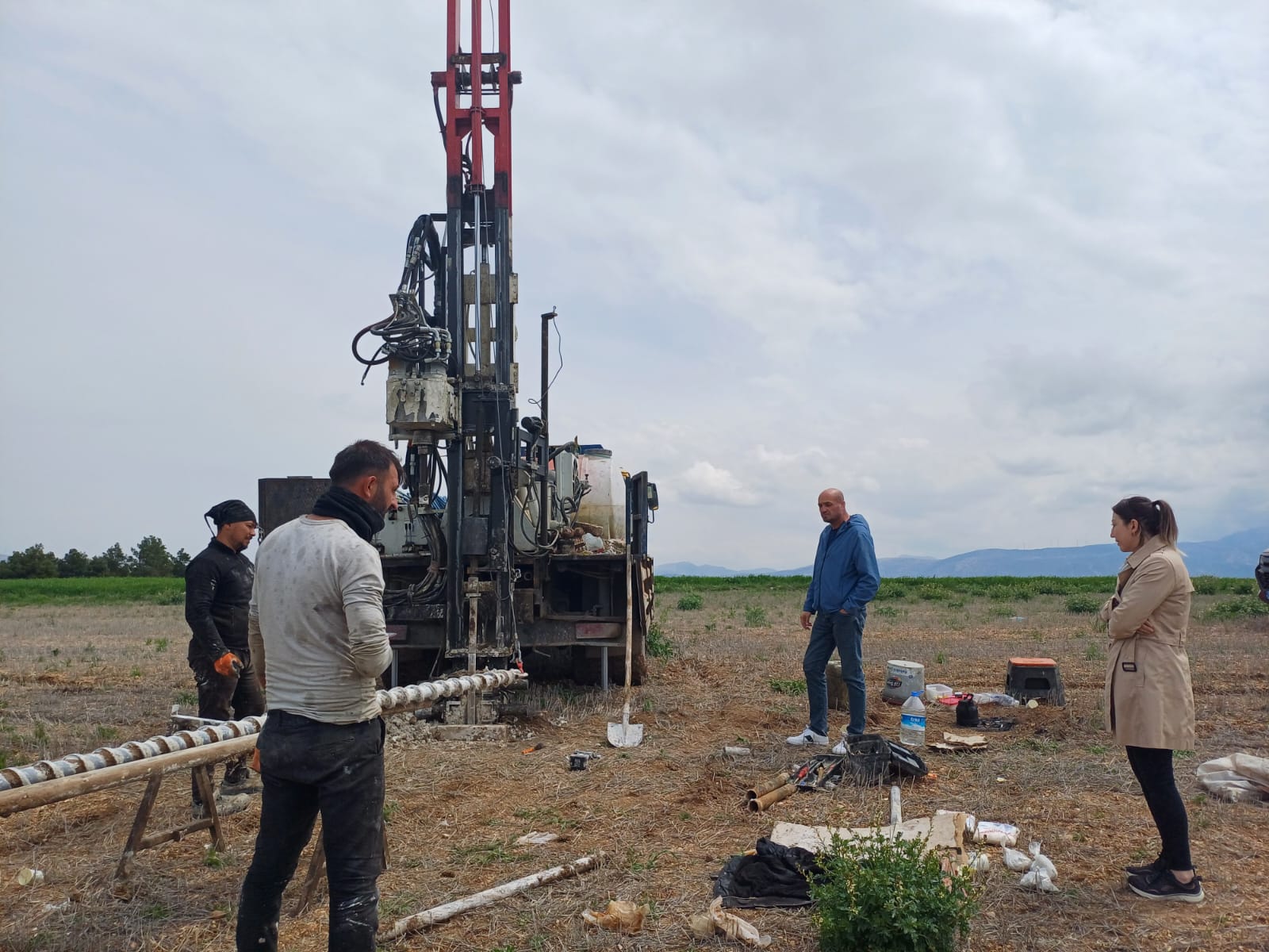 Dinar’da Jeolojik Etüt Çalışmaları Sahada İncelendi