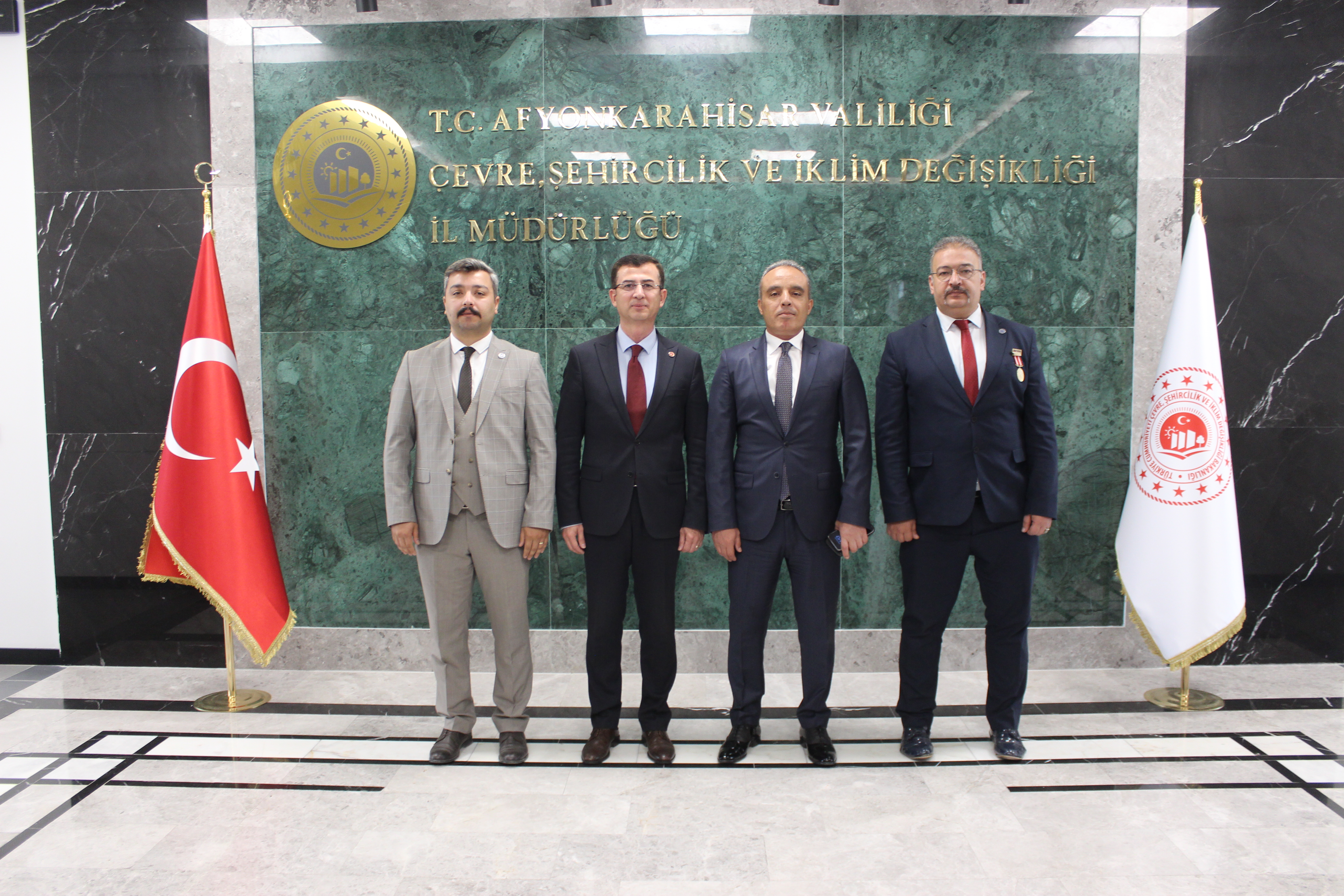 İl Emniyet Müdürü ve EMŞAV'dan İl Müdürümüze Ziyaret