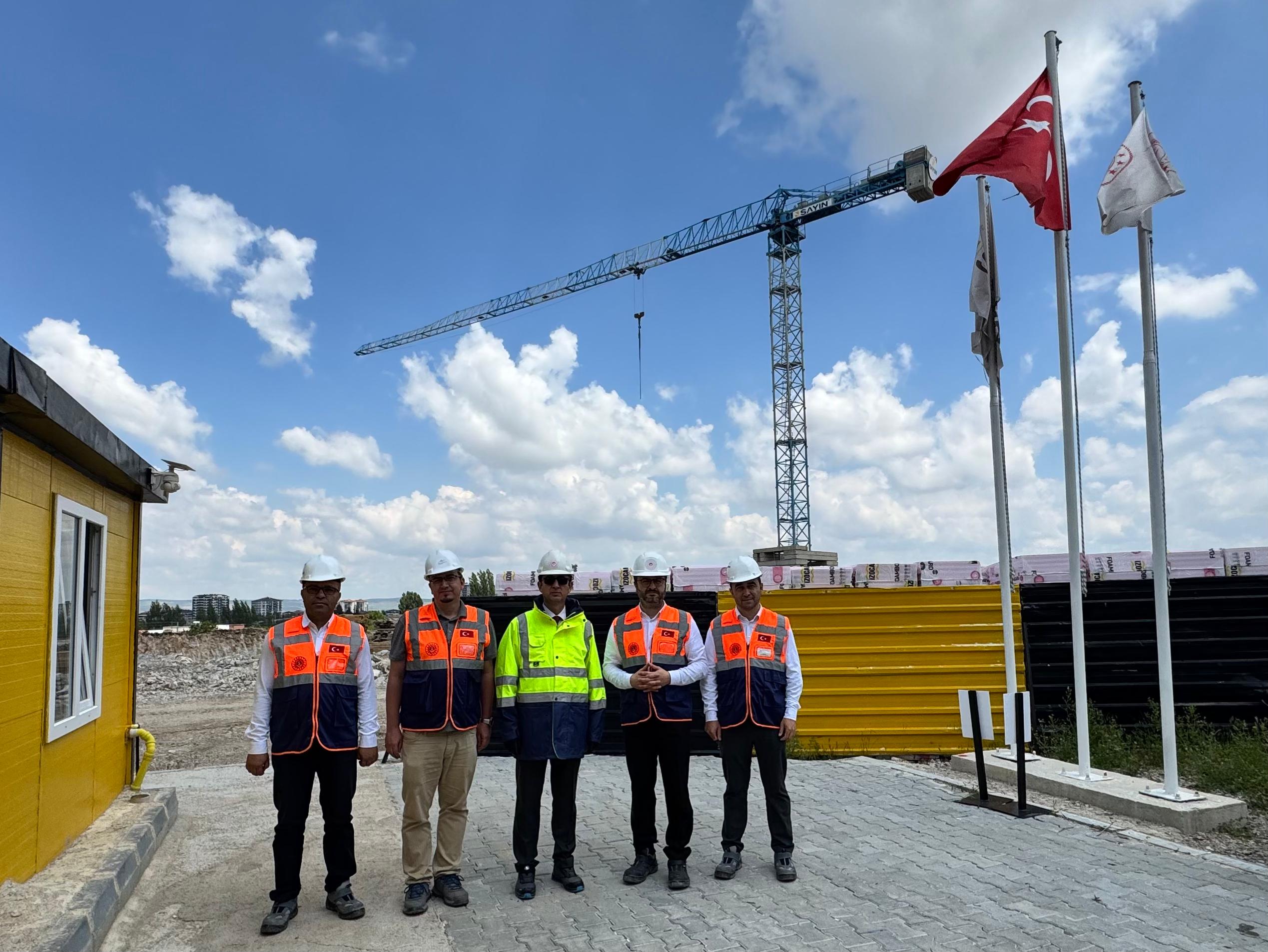 İl Müdürümüz ve Müdürlüğümüz  Yapım İşleri Kontrol Heyeti İncelemelerde Bulundu