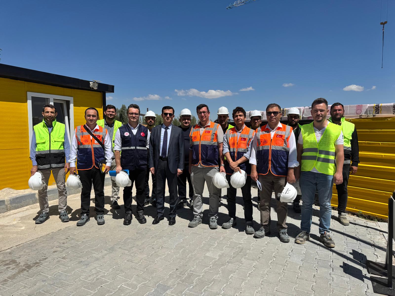 İl Müdürümüz ve Müdürlüğümüz  Yapım İşleri Kontrol Heyeti İncelemelerde Bulundu