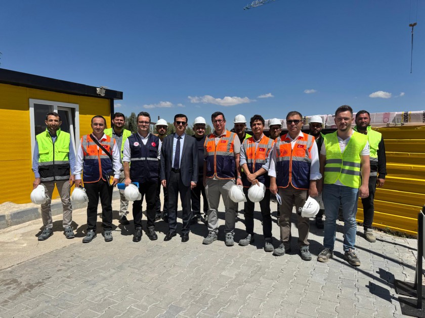 İl Müdürümüz ve Müdürlüğümüz  Yapım İşleri Kontrol Heyeti İncelemelerde Bulundu