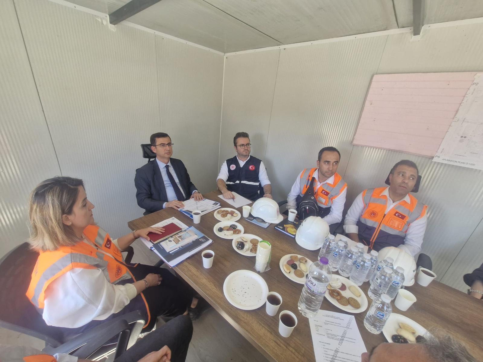 İl Müdürümüz ve Müdürlüğümüz  Yapım İşleri Kontrol Heyeti İncelemelerde Bulundu