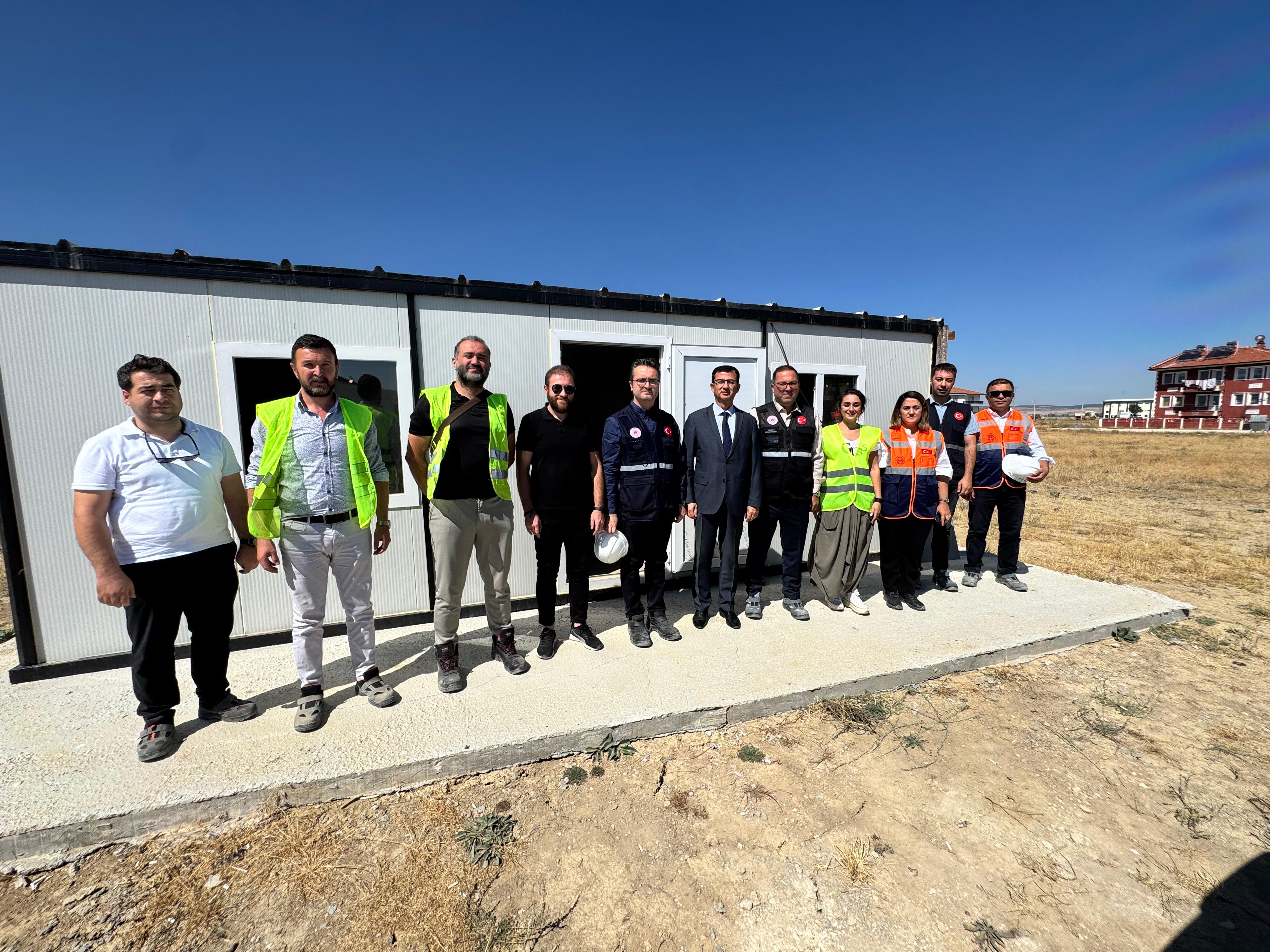 İl Müdürümüz ve Müdürlüğümüz  Yapım İşleri Kontrol Heyeti İncelemelerde Bulundu