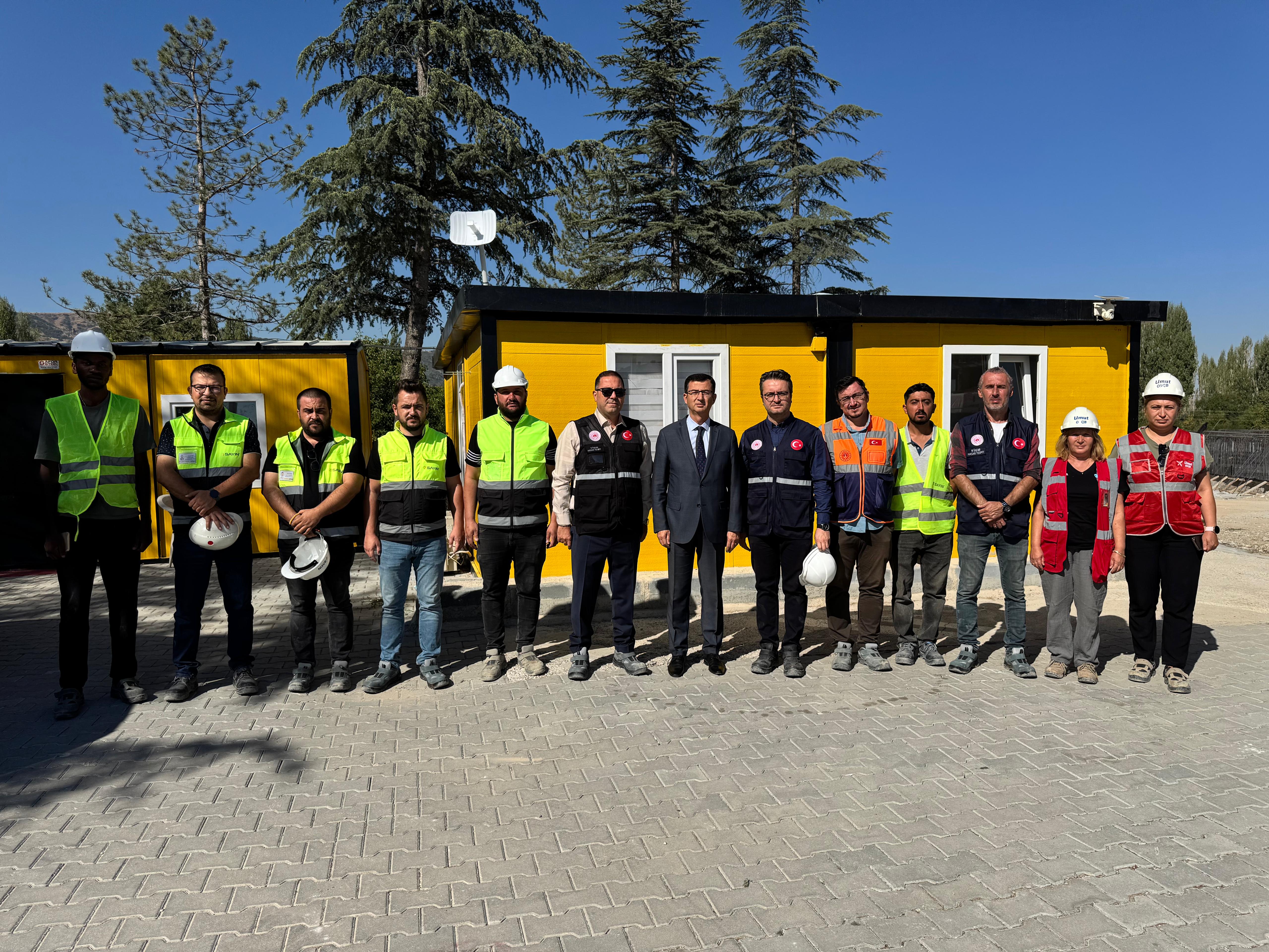İl Müdürümüz ve Müdürlüğümüz  Yapım İşleri Kontrol Heyeti İncelemelerde Bulundu