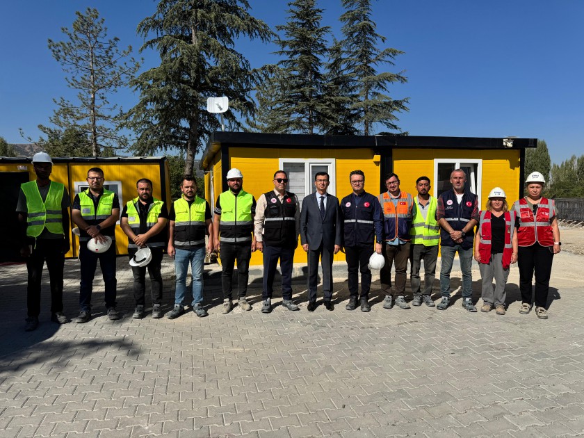 İl Müdürümüz ve Müdürlüğümüz  Yapım İşleri Kontrol Heyeti İncelemelerde Bulundu