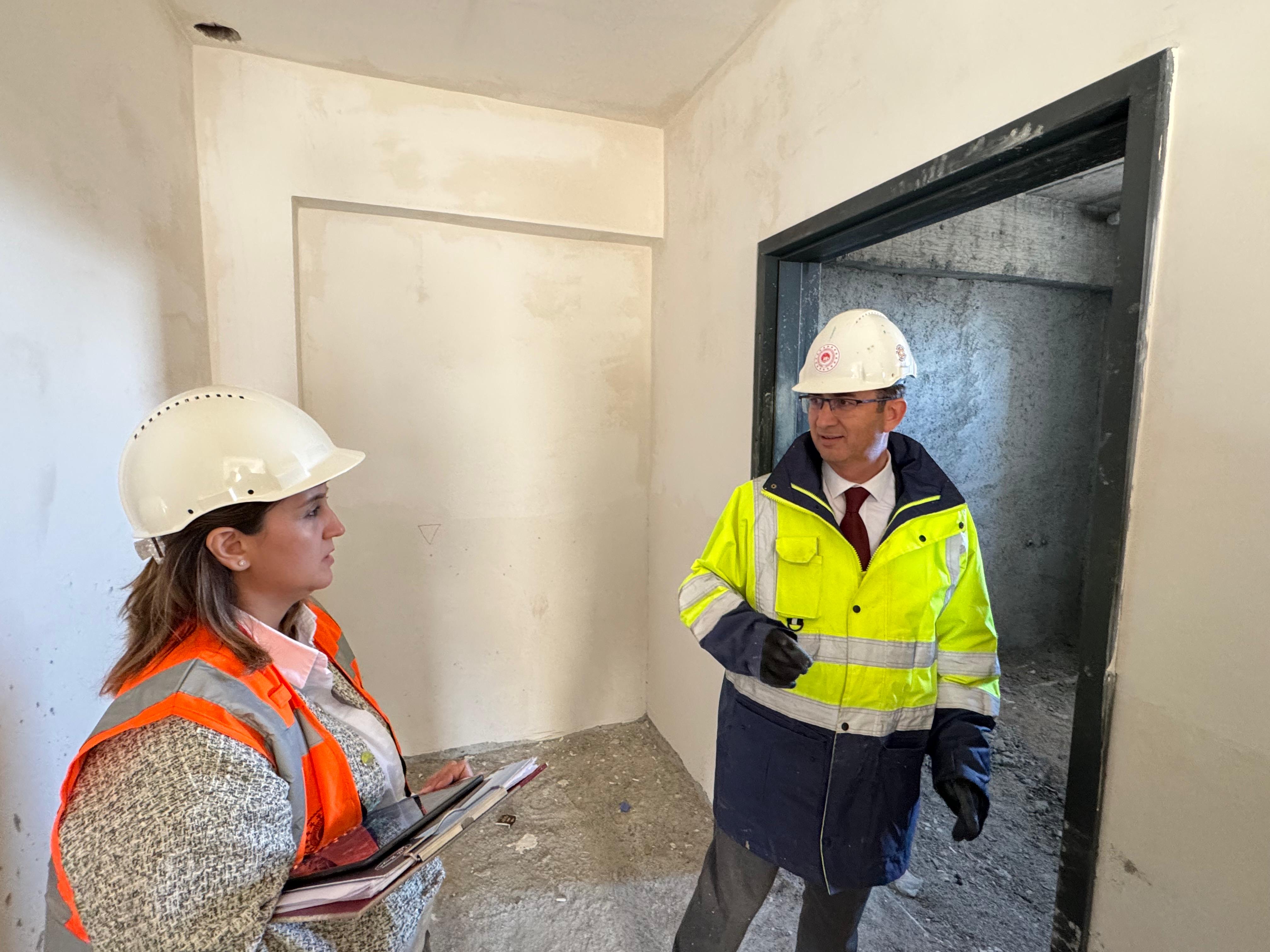 İl Müdürümüz ve Müdürlüğümüz  Yapım İşleri Kontrol Heyeti İncelemelerde Bulundu