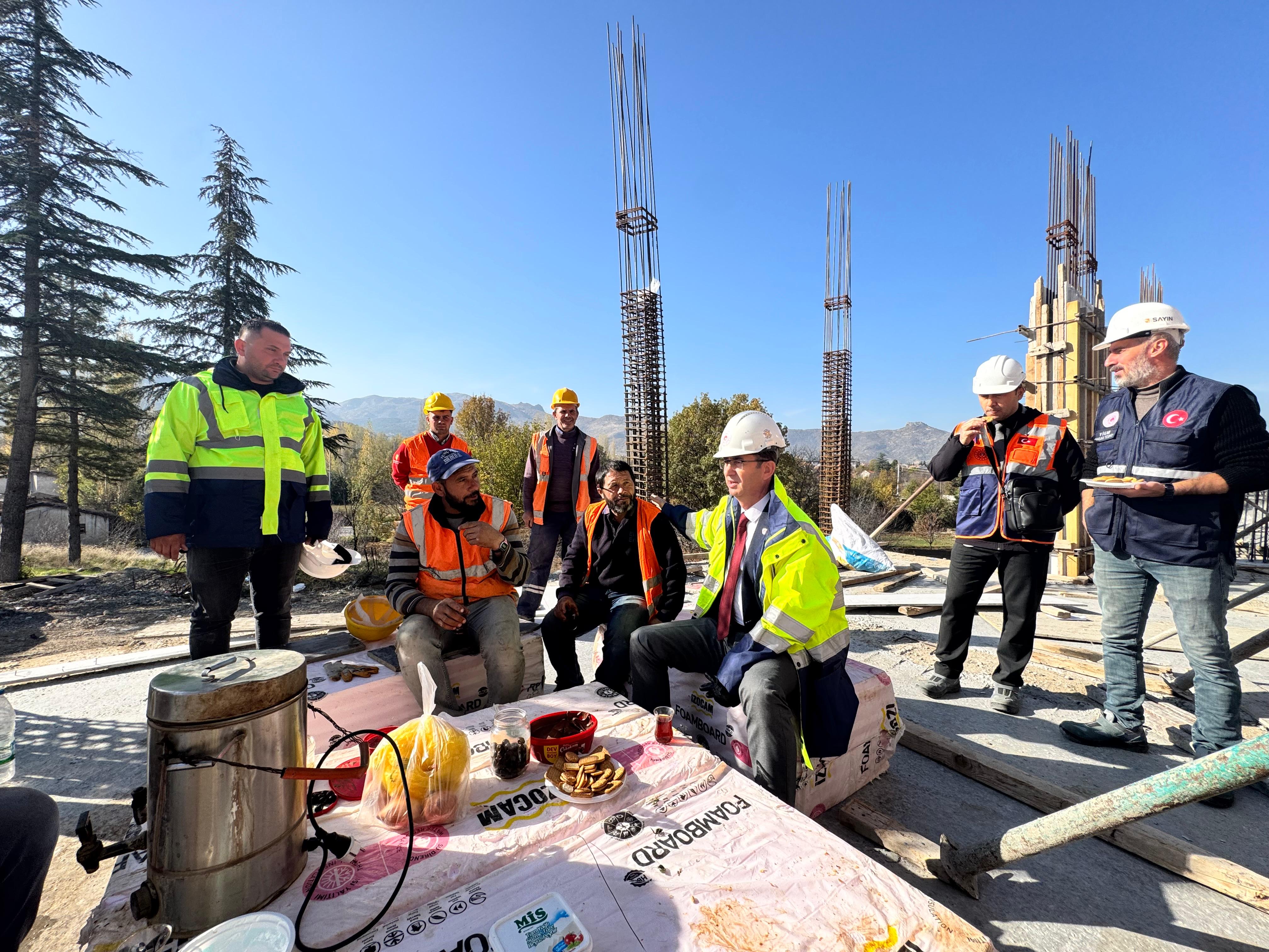 İl Müdürümüz ve Müdürlüğümüz  Yapım İşleri Kontrol Heyeti İncelemelerde Bulundu