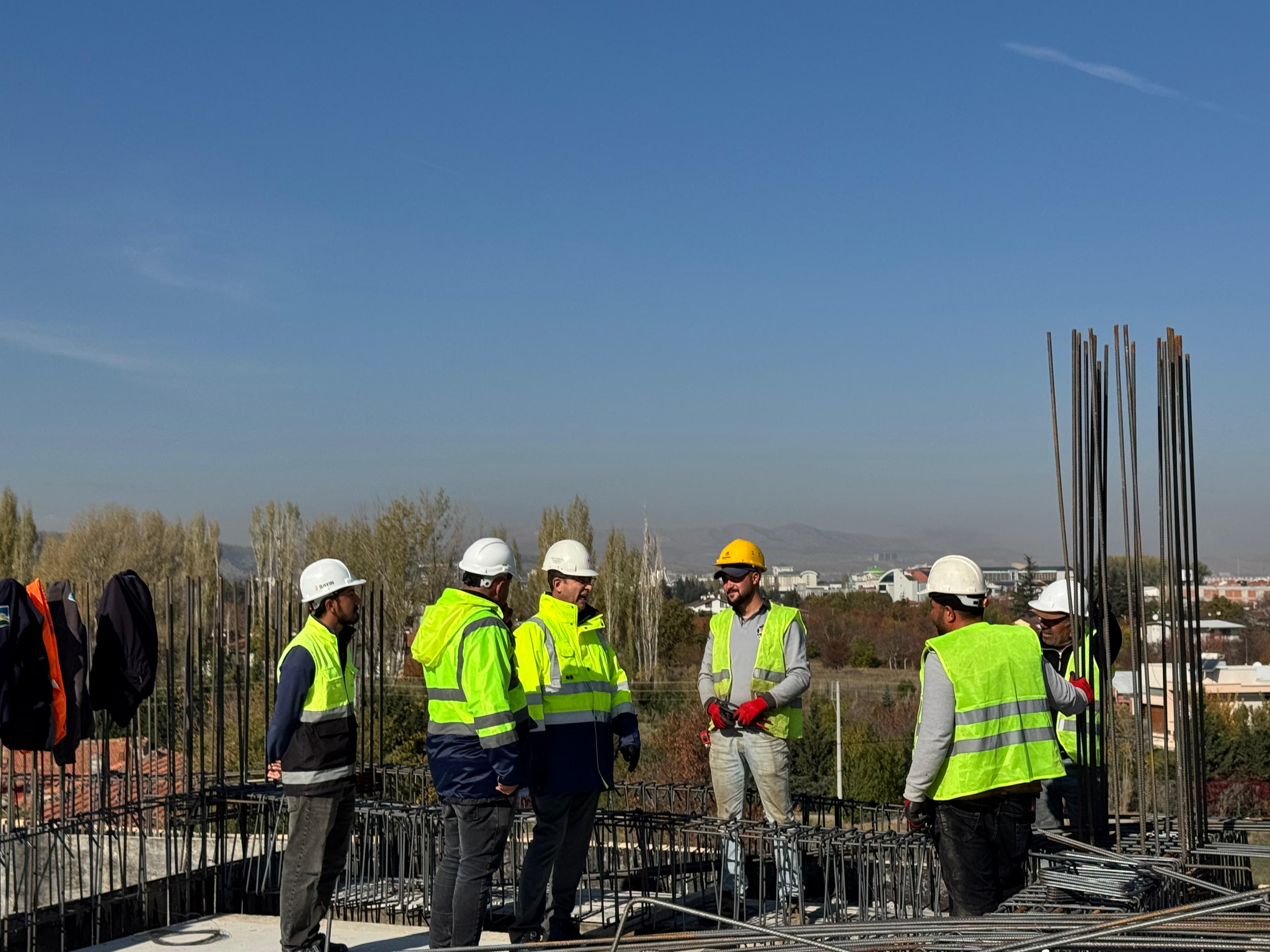 İl Müdürümüz ve Müdürlüğümüz  Yapım İşleri Kontrol Heyeti İncelemelerde Bulundu