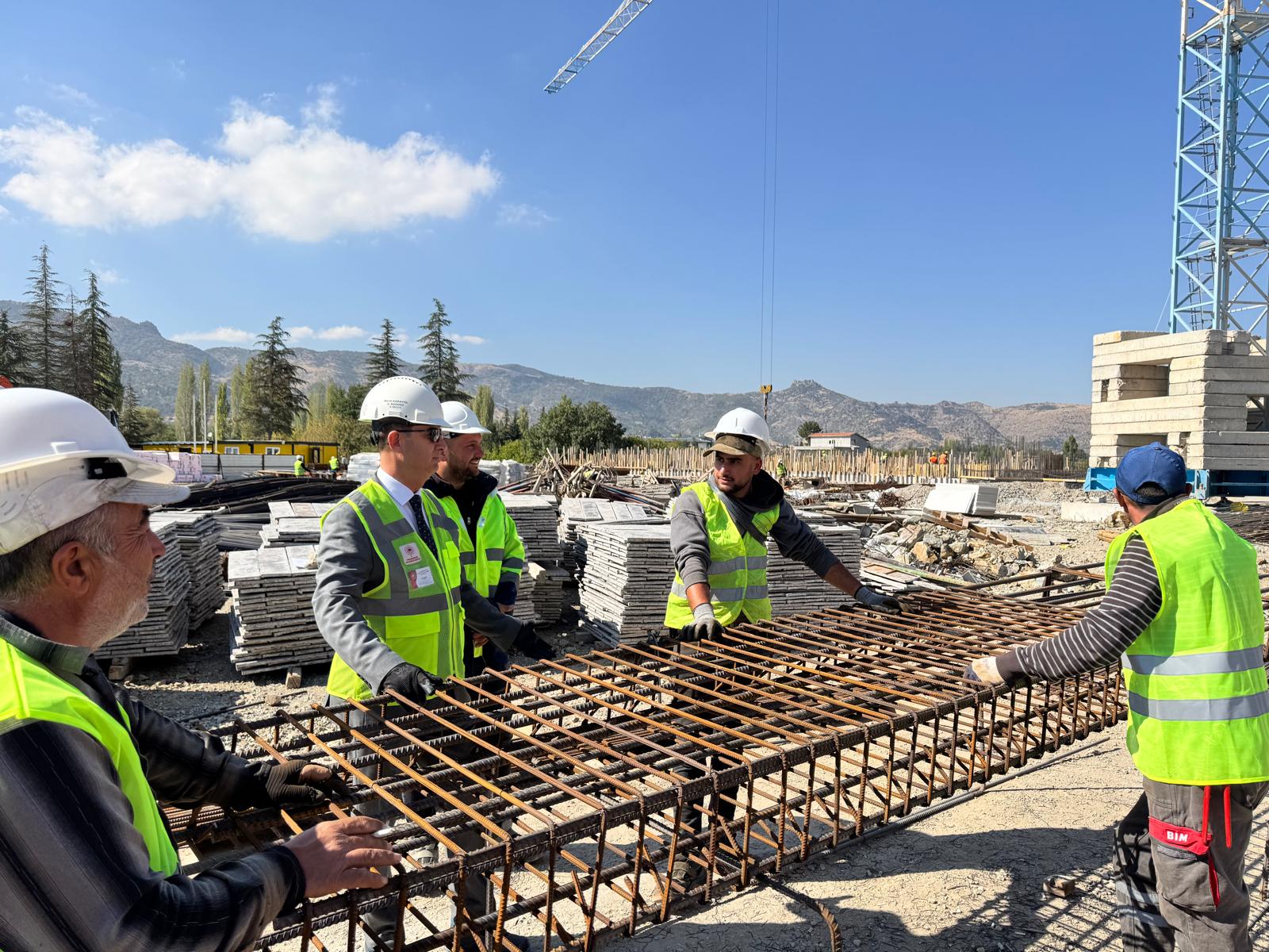 İl Müdürümüzden Huzur Evi İnşaatında İnceleme