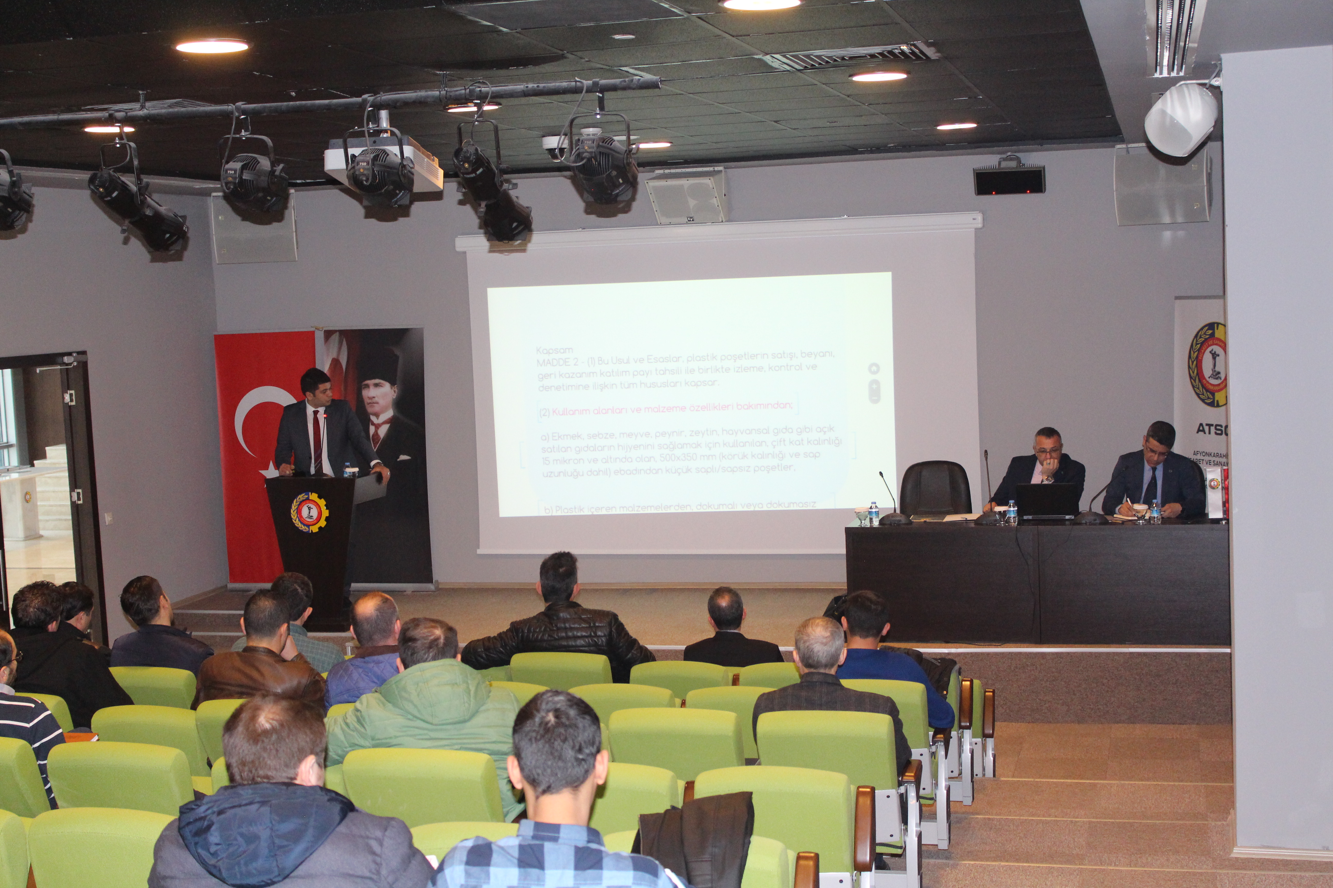 “Plastik Poşetlerin Ücretlendirilmesine İlişkin Usul ve Esaslar” Hakkında Bilgilendirme Toplantısı