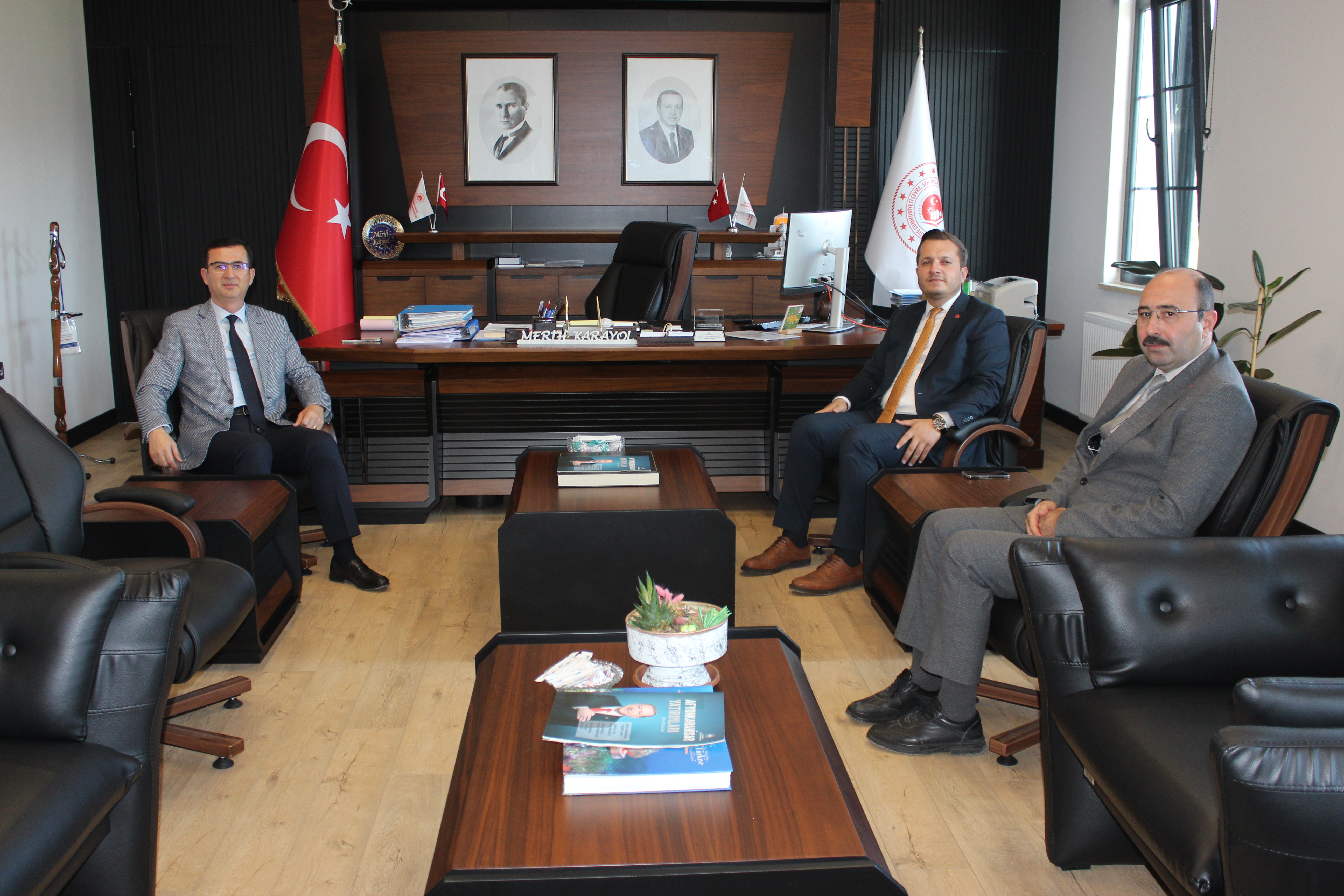 Saadet Partisi İl Başkanından İl Müdürümüze Ziyaret