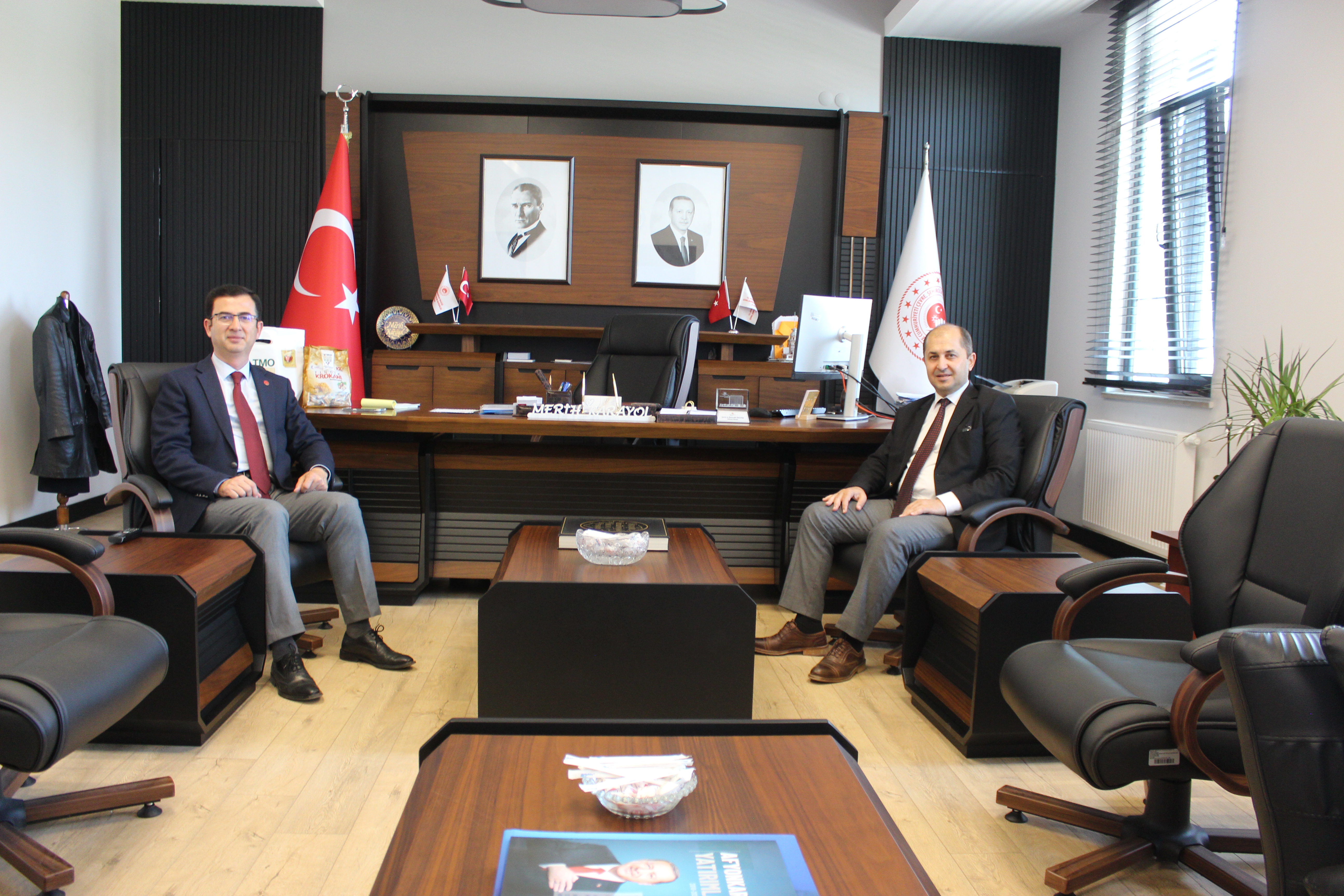 TMO Baş Müdüründen İl Müdürümüze Ziyaret