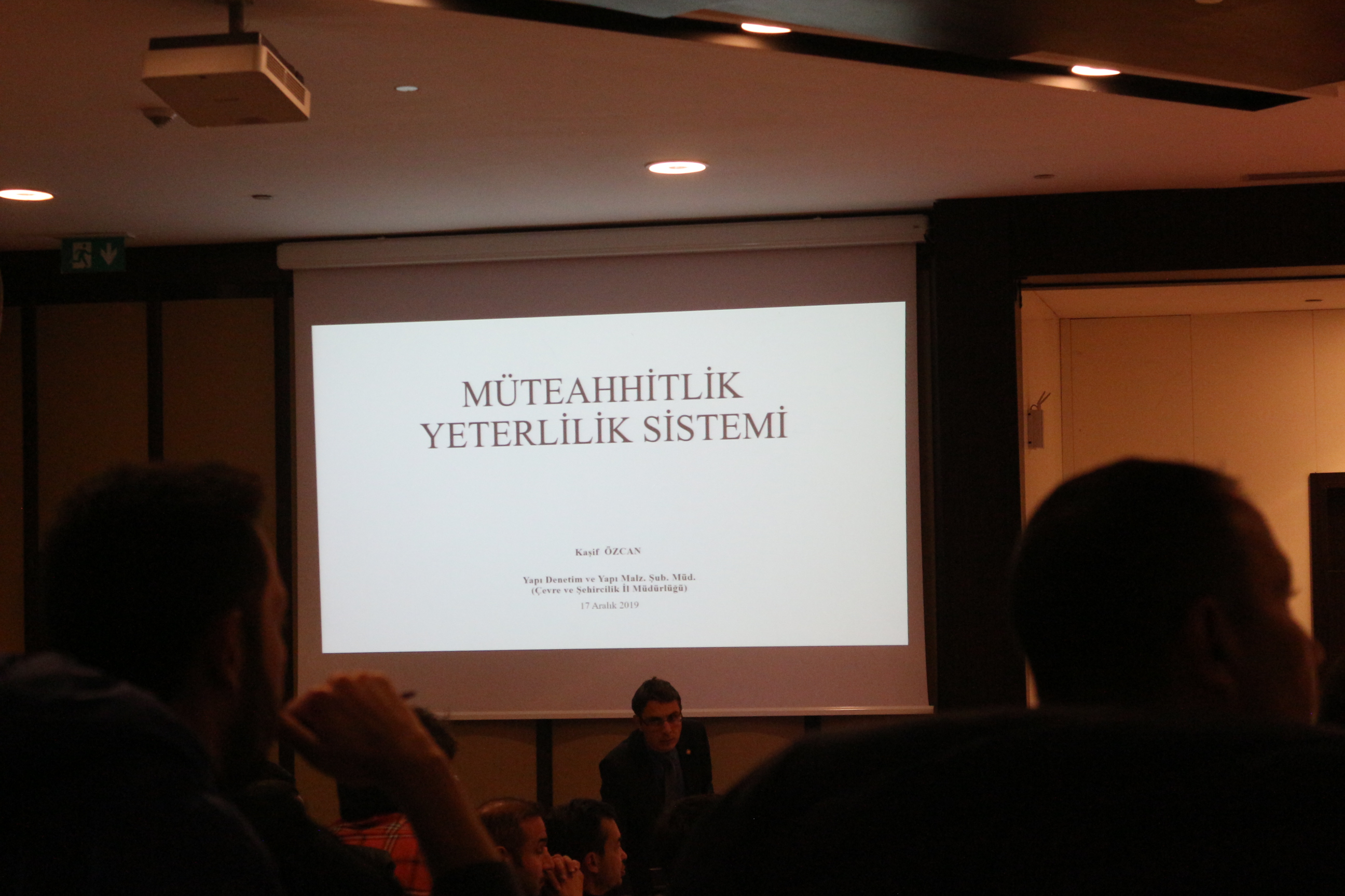 “Yapı Müteahhitlerinin Sınıflandırılması ve Kayıtlarının Tutulması Hakkında Yönetmelik” İle İlgili Bilgilendirme Toplantısı.