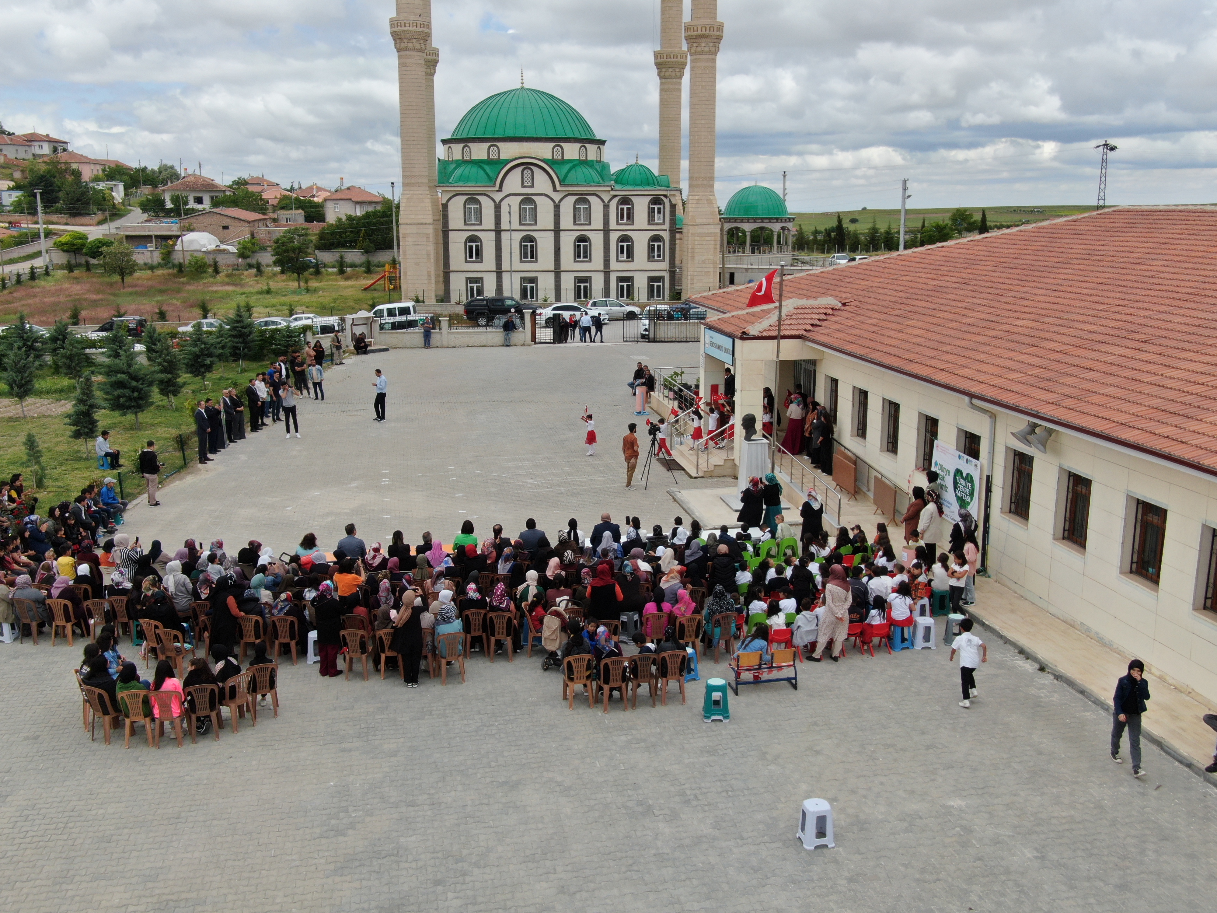 Gençosman Köyü İlkokulunda Çevre Müfettişi Etkinliği