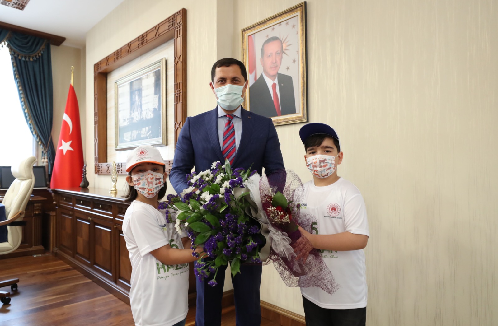 5 Haziran Dünya Çevre Günü Etkinlik Kapsamında, Valimiz Sayın Mustafa MASATLI’ ya Ziyarette Bulunuldu.