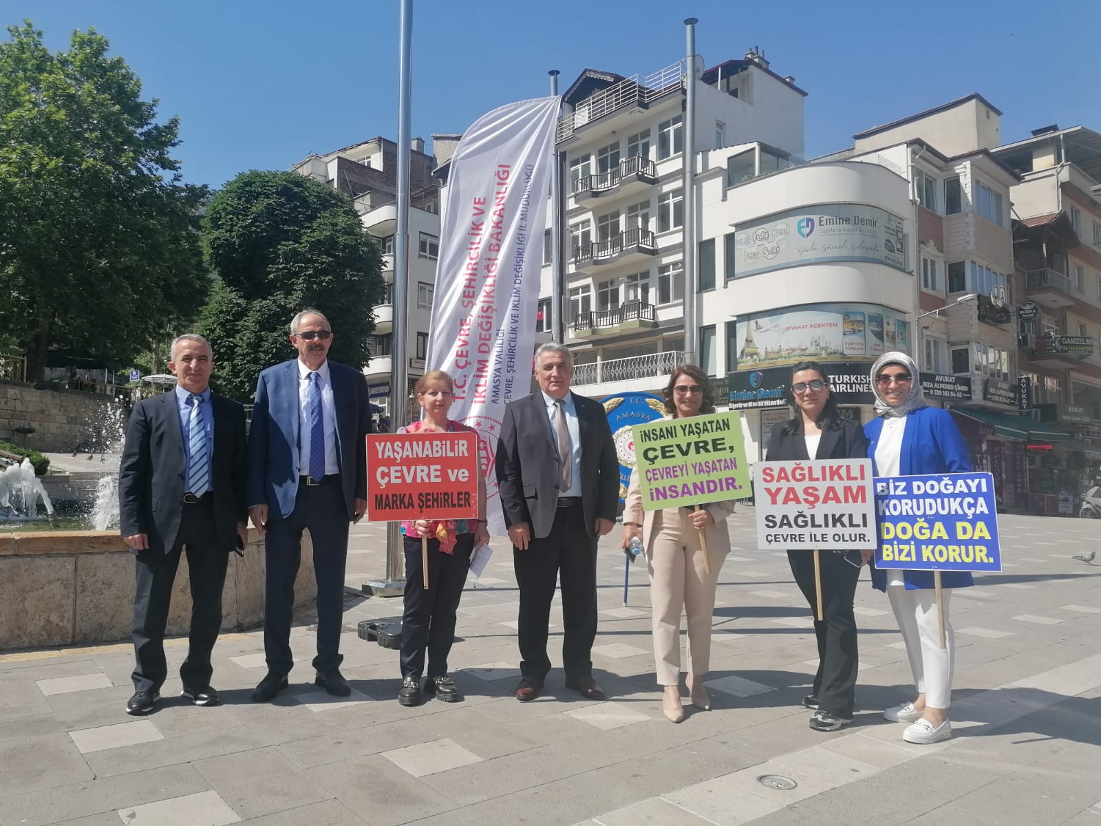 5 Haziran 2024 Dünya Çevre Günü Kutlamaları Anıta Çelenk Sunumu