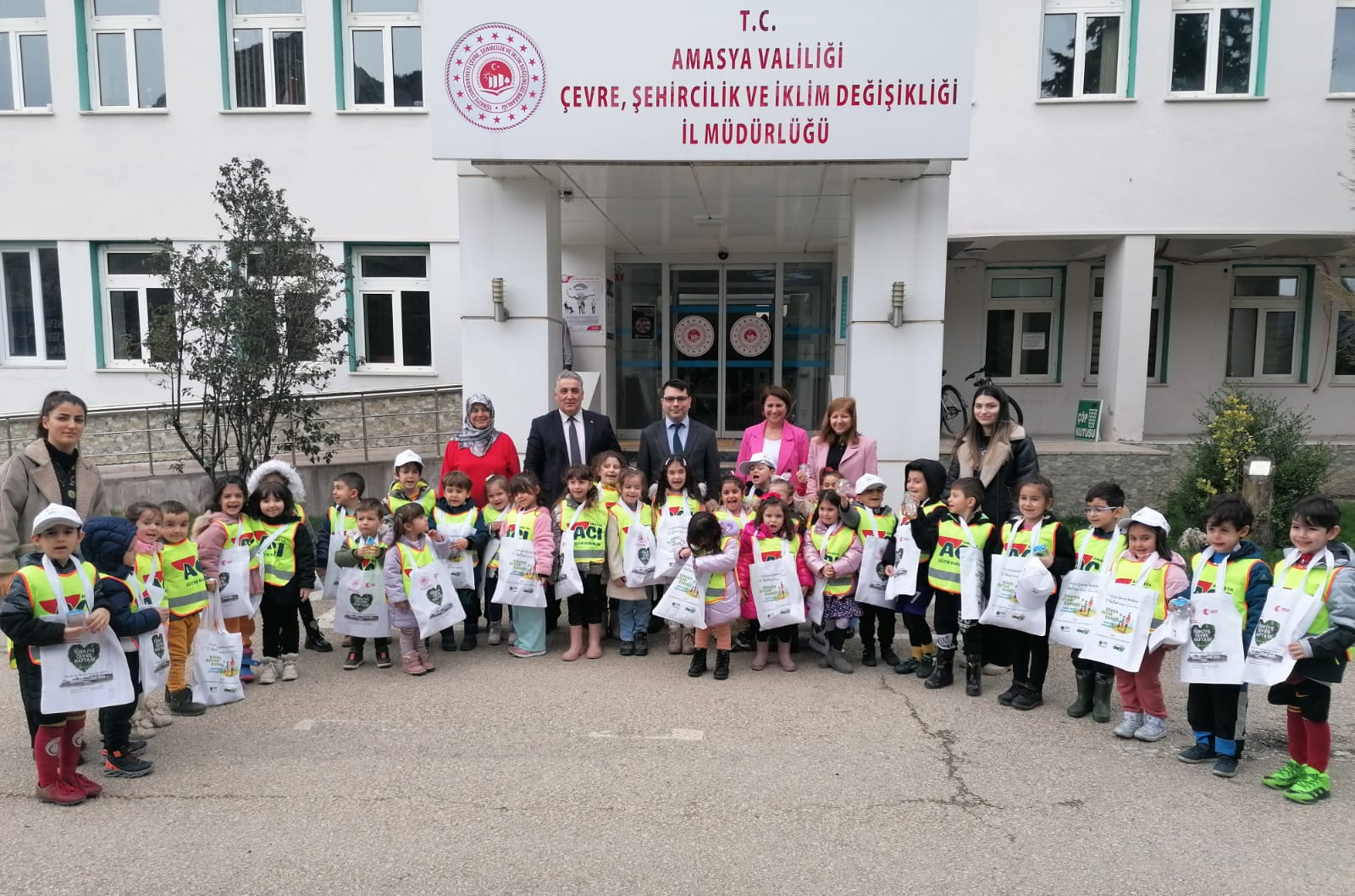 Amasya Açı Eğitim Kurumları Anaokulu Öğrencilerine Çevre Müfettişi Unvanı Verildi.