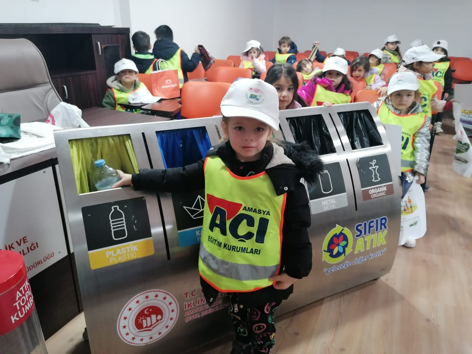 Amasya Açı Eğitim Kurumları Anaokulu Öğrencilerine Çevre Müfettişi Unvanı Verildi.