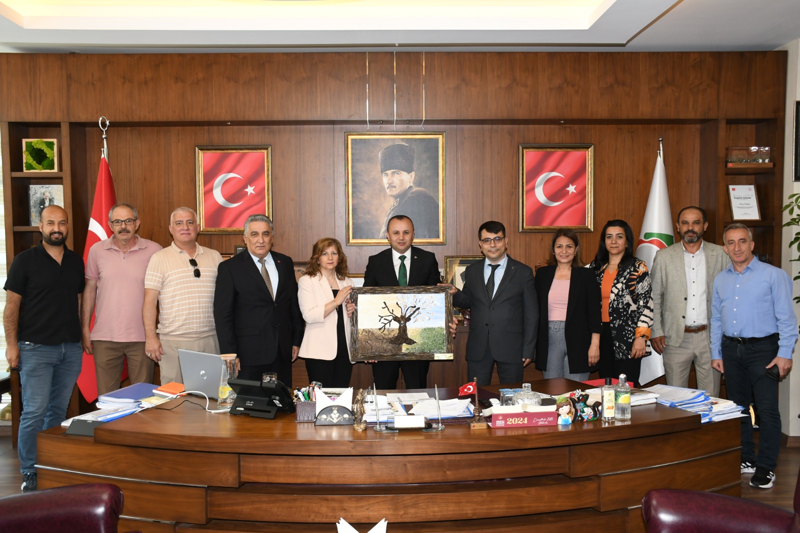 Amasya Belediye Başkanı Av. Turgay SEVİNDİ' ye 5 Haziran Dünya Çevre Günü Ziyareti.