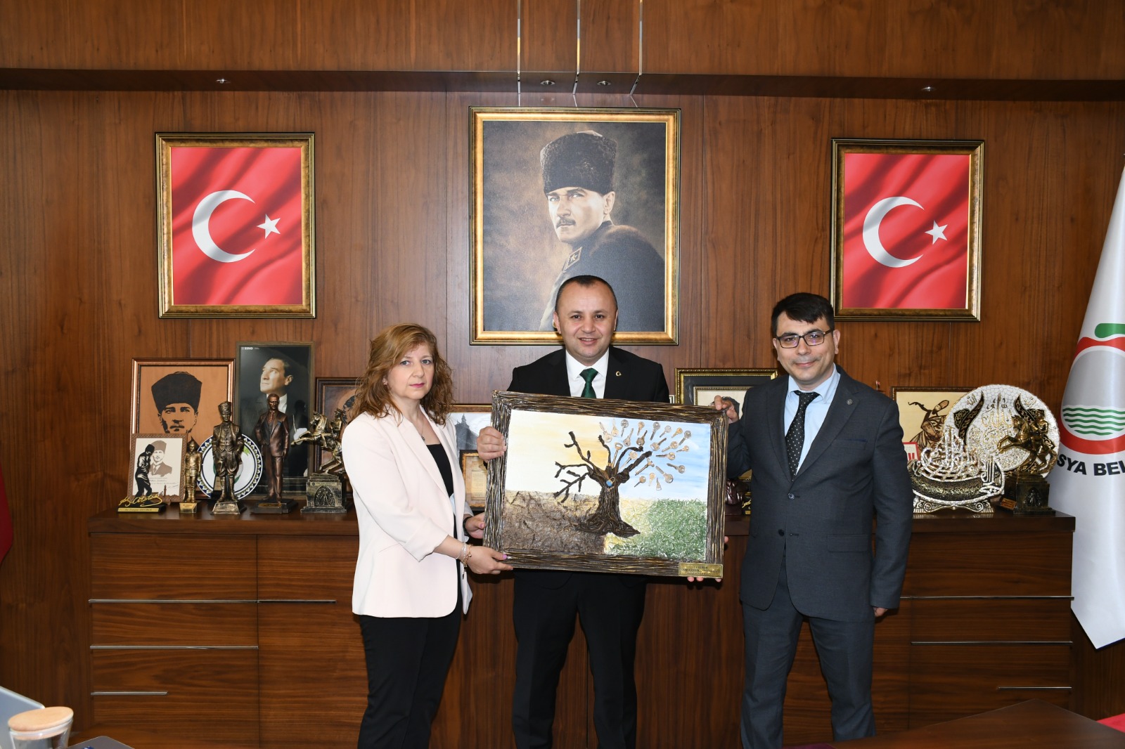 Amasya Belediye Başkanı Av. Turgay SEVİNDİ' ye 5 Haziran Dünya Çevre Günü Ziyareti.