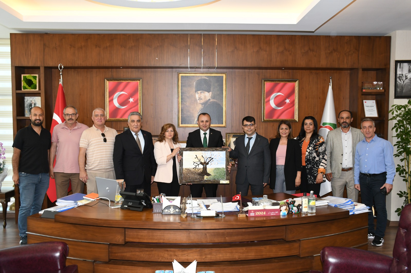 Amasya Belediye Başkanı Av. Turgay SEVİNDİ' ye 5 Haziran Dünya Çevre Günü Ziyareti.