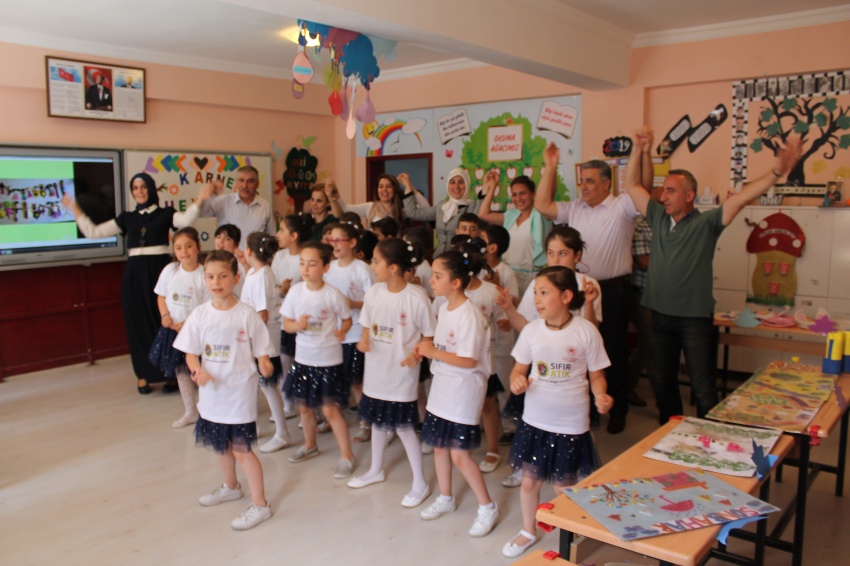 Apturrahman  Kamil İlkokulu 3. Öğretmen Meral KAYA’nın   Yıl Boyunca “Sıfır Atık” Temalı Sergisi Açıldı.