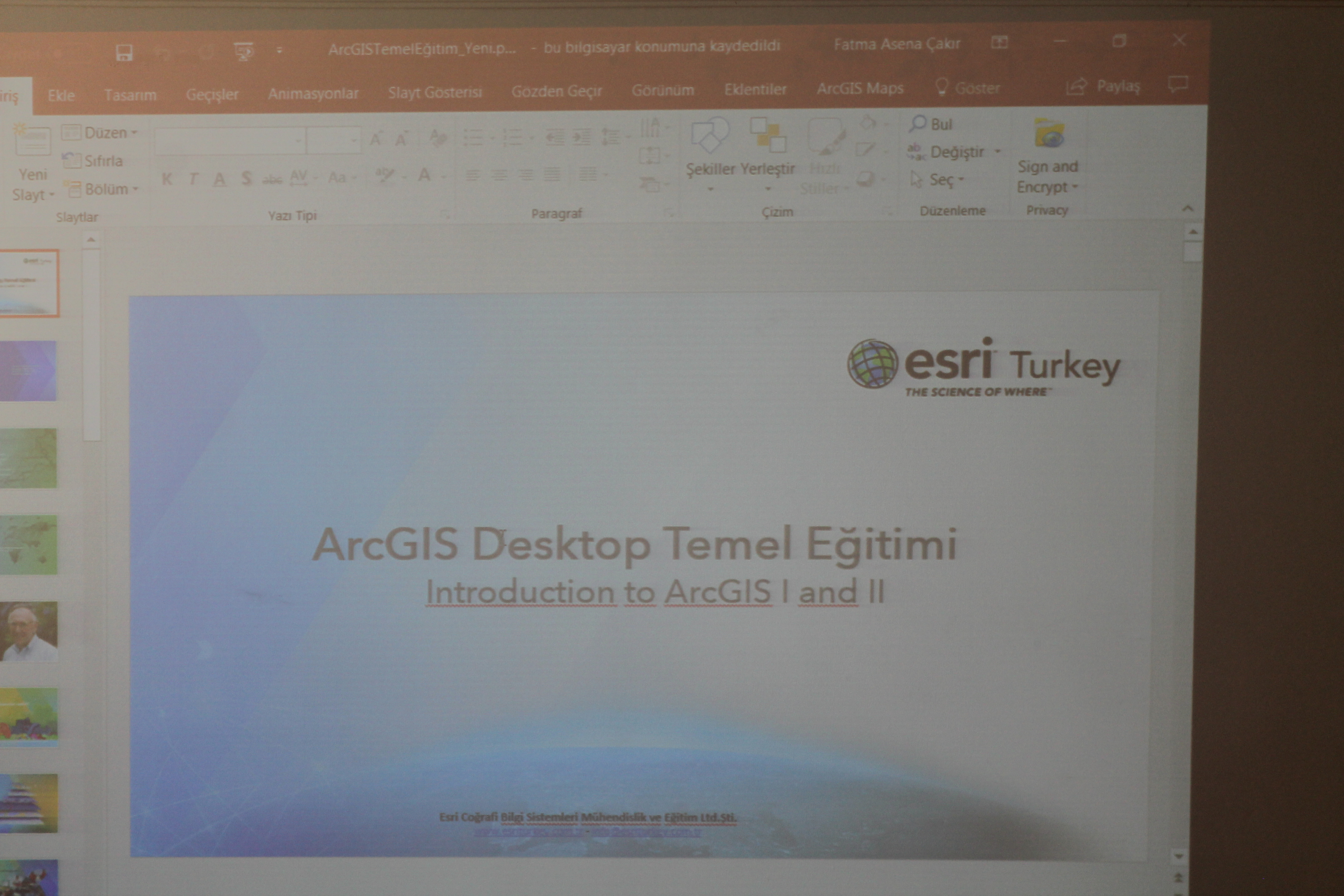 ArcGIS for Desktop Giriş Eğitimi