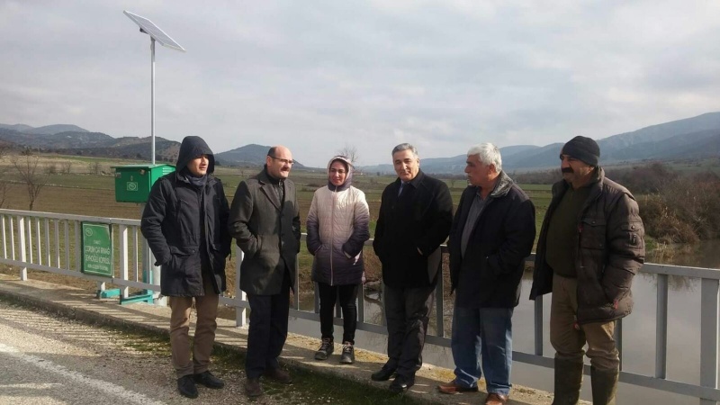 Balık Ölümleri Sonucu Çad Deresinde Birleşik Denetimlerimiz.