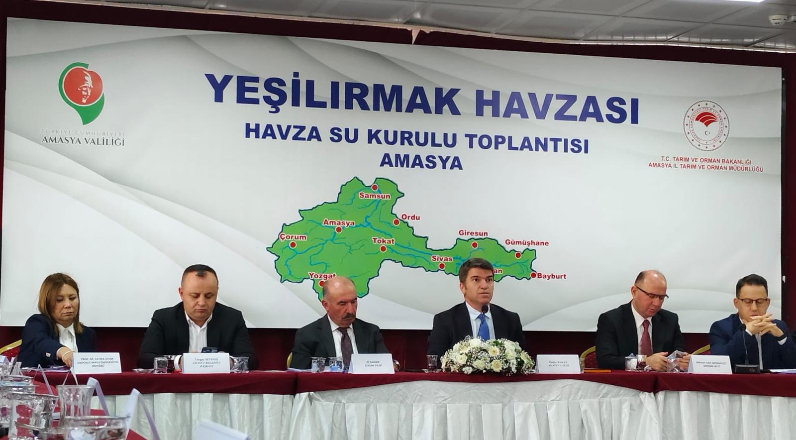 İl Müdürümüz Yeşilırmak Havzası Su Kurulu Toplantısına katılım sağladı.