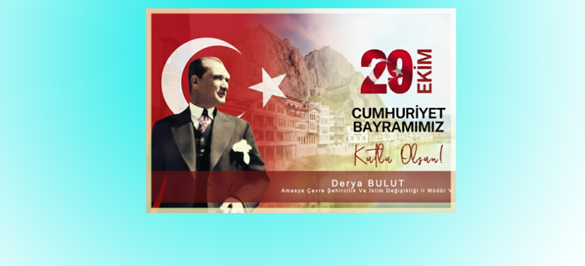 İl Müdürümüz Sayın Derya BULUT' un 29 Ekim Cumhuriyet Bayramı Mesajı