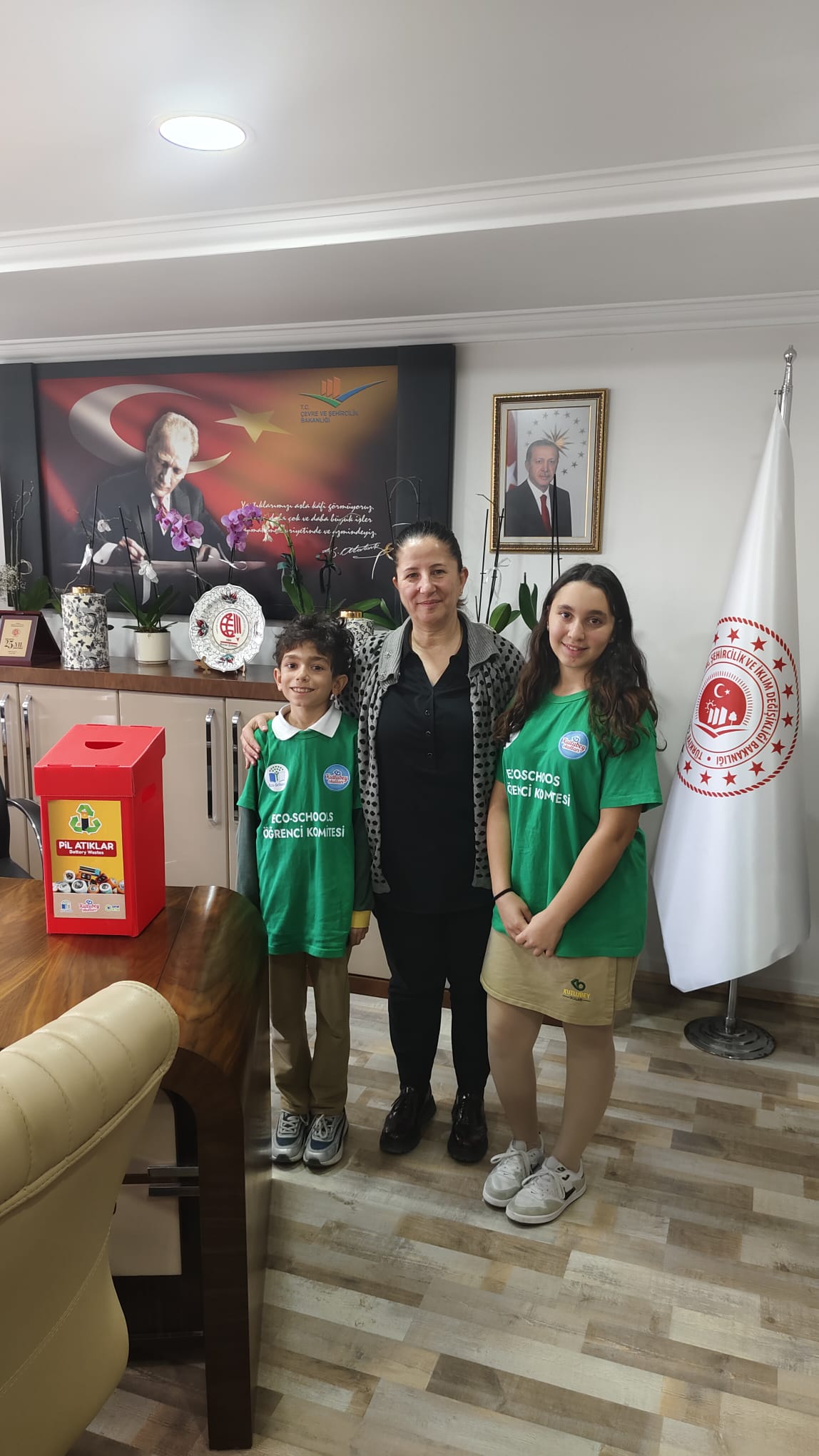 Kutlubey Ortaokulundan İl Müdürümüz Derya BULUT'a Ziyaret