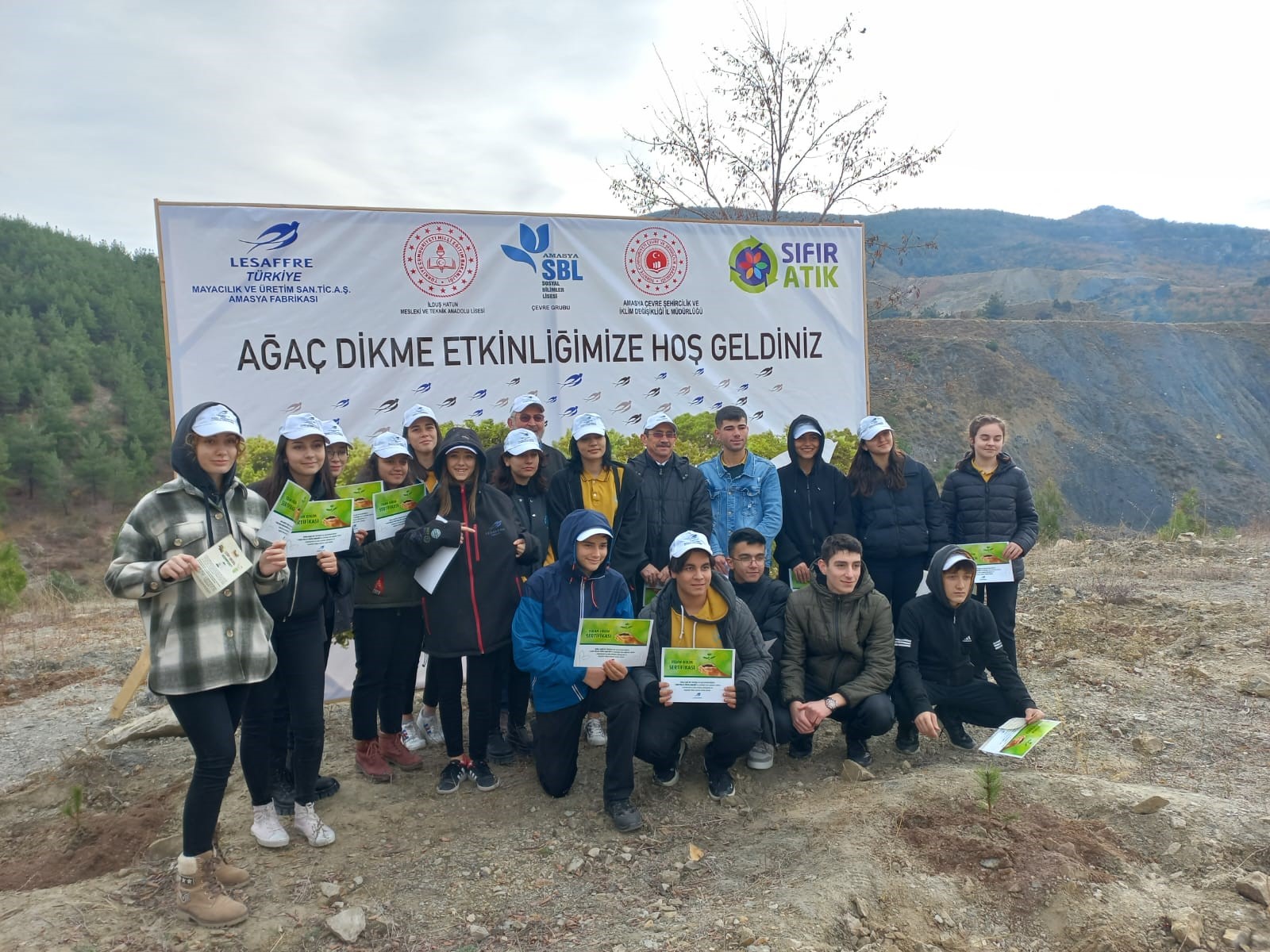 Proje Kapsamında Sıfır Atık, Kompost Ve Ağaç Dikme Etkinliğimiz.