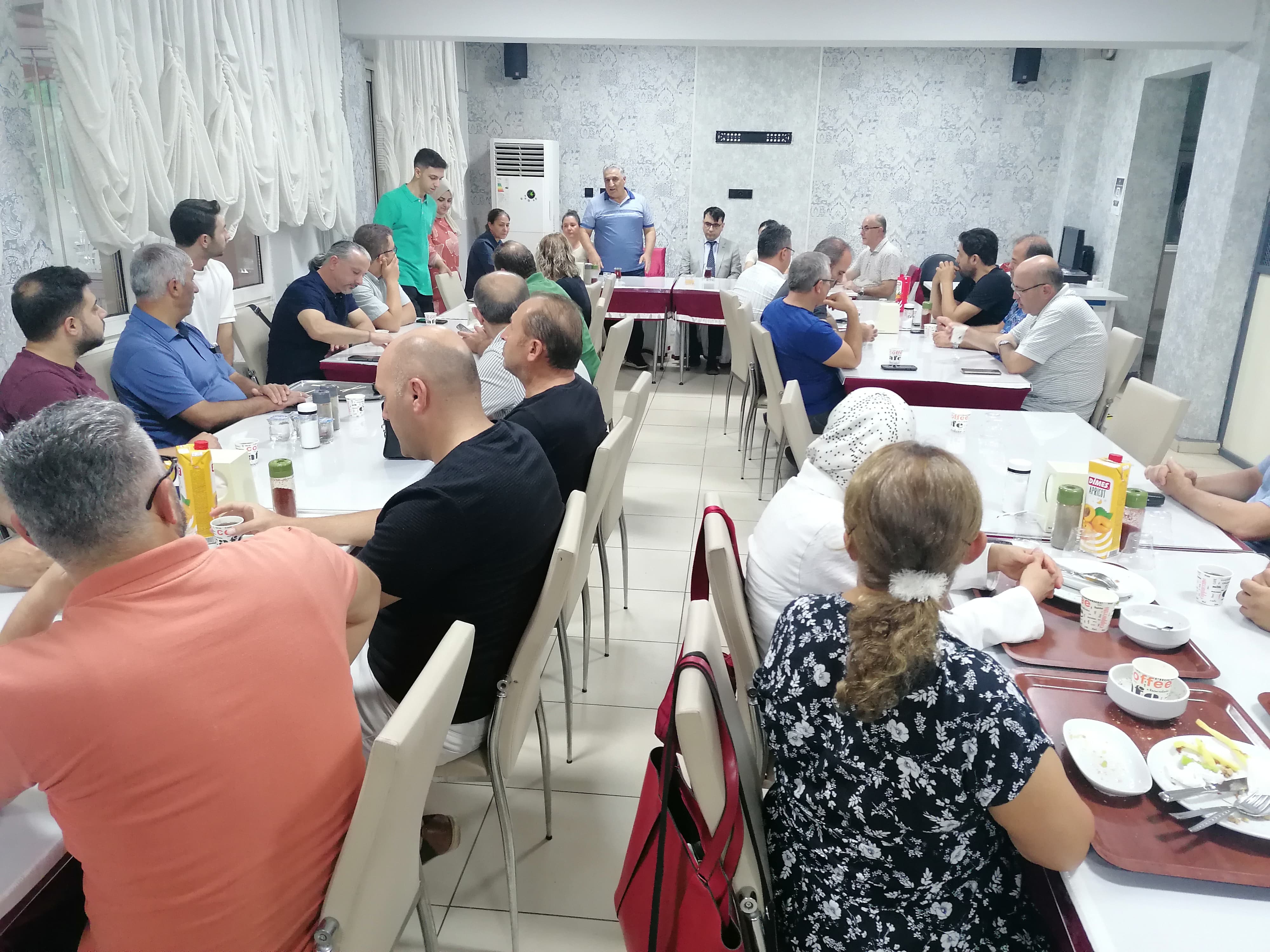 Tayini Çıkan İl Müdürü Zafer BEKTAŞ için Veda Yemeği Düzenlendi.