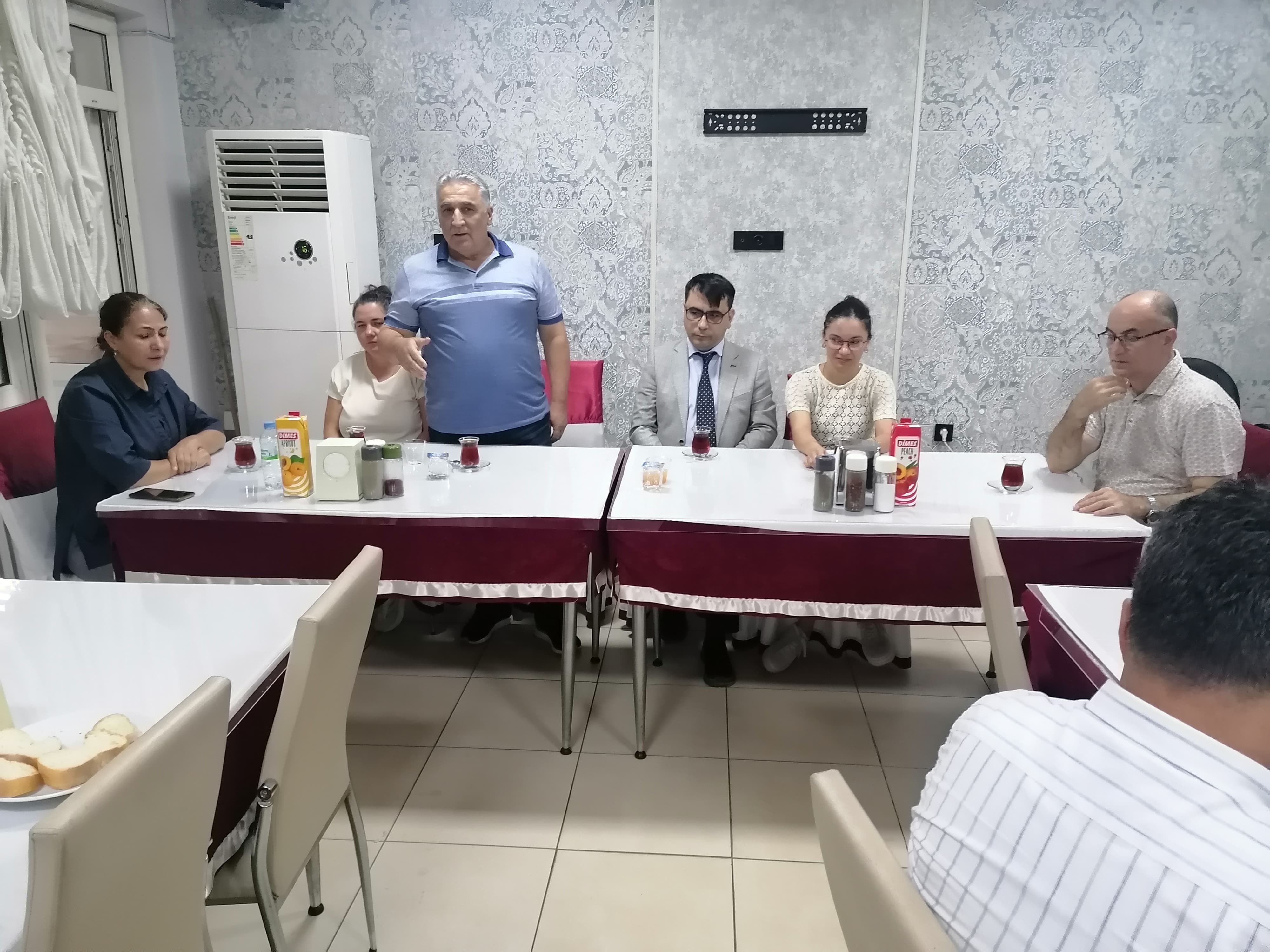 Tayini Çıkan İl Müdürü Zafer BEKTAŞ için Veda Yemeği Düzenlendi.