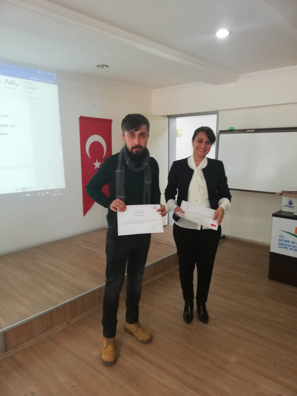 Tıbbı Atık Sertifika Yetki Belgesi ve Eğitim Semineri.