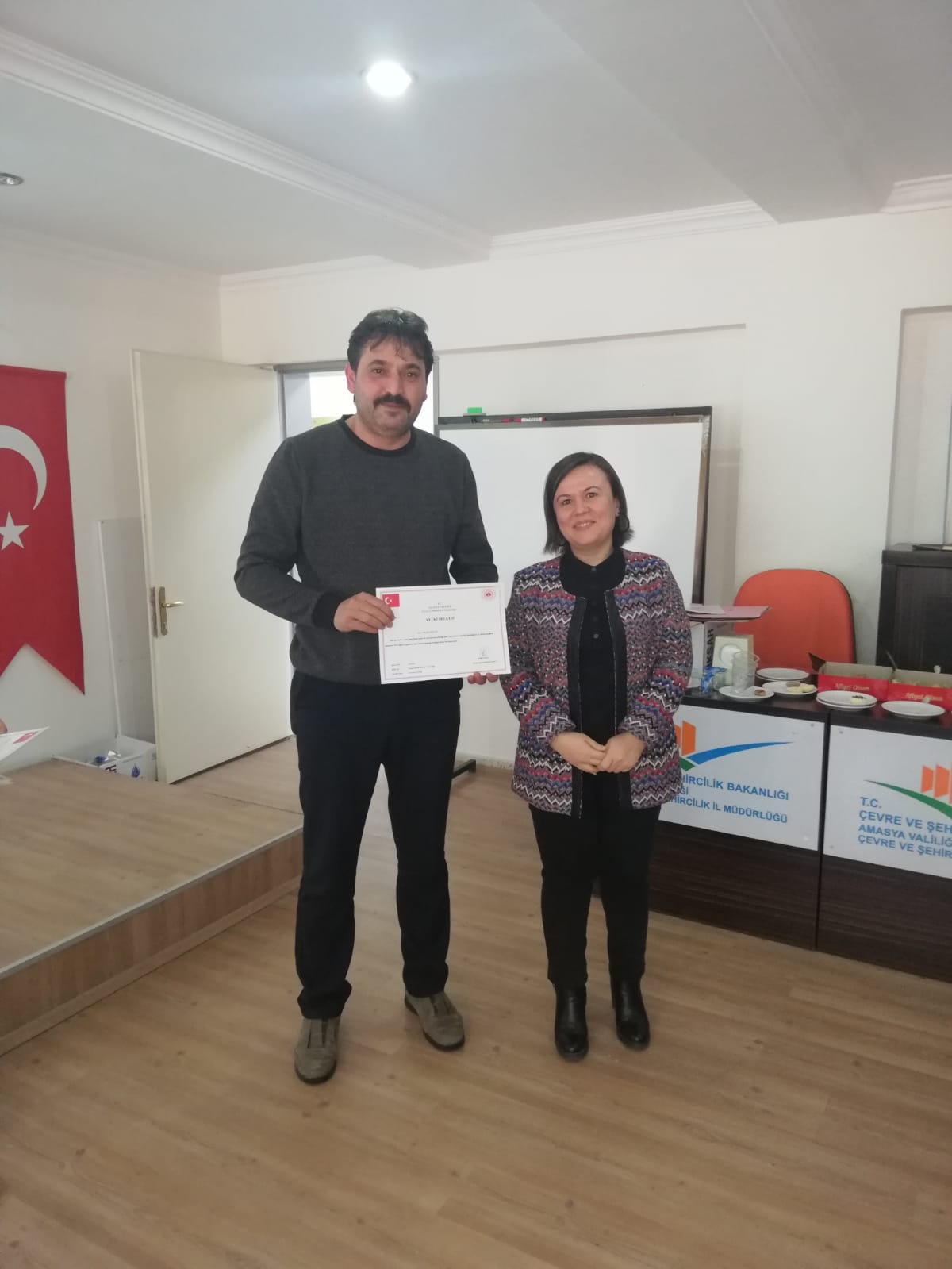 Tıbbı Atık Sertifika Yetki Belgesi ve Eğitim Semineri.