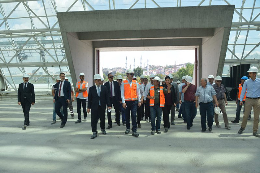 BAKANIMIZ SAYIN MURAT KURUM CUMHURBAŞKANLIĞI SENFONİ ORKESTRASI BİNASINDA İNCELEMELERDE BULUNDU