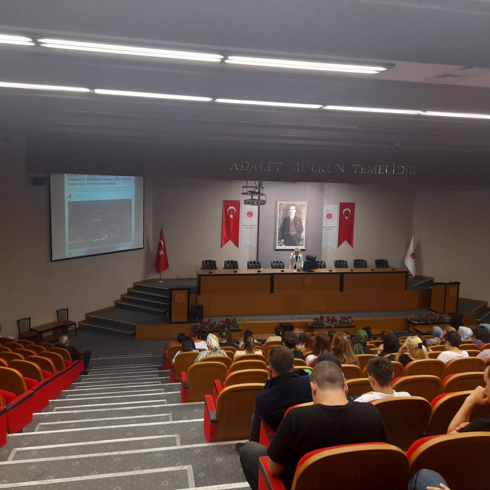 Çevre Haftası Etkinlikleri Kapsamında Ankara Cumhuriyet Başsavcılığı Personellerine Eğitim Semineri Düzenlenmiştir.