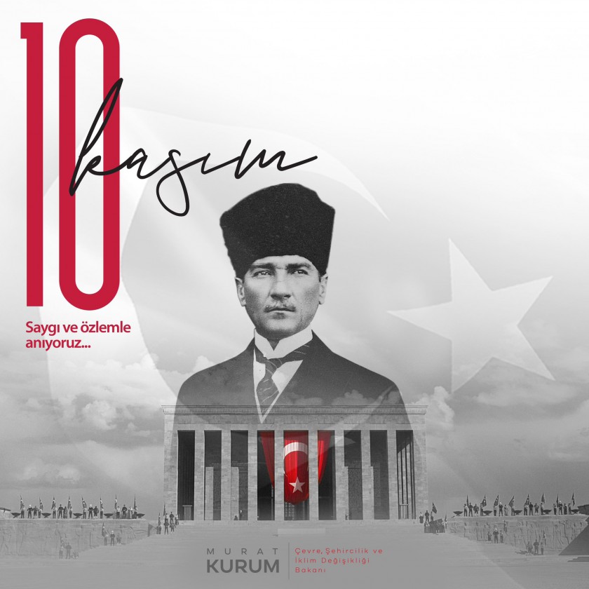 Cumhuriyetimizin kurucusu, milli mücadelemizin lideri Gazi Mustafa Kemal Atatürk’ü ebediyete irtihalinin 86. yıl dönümünde saygı ve rahmetle anıyoruz.