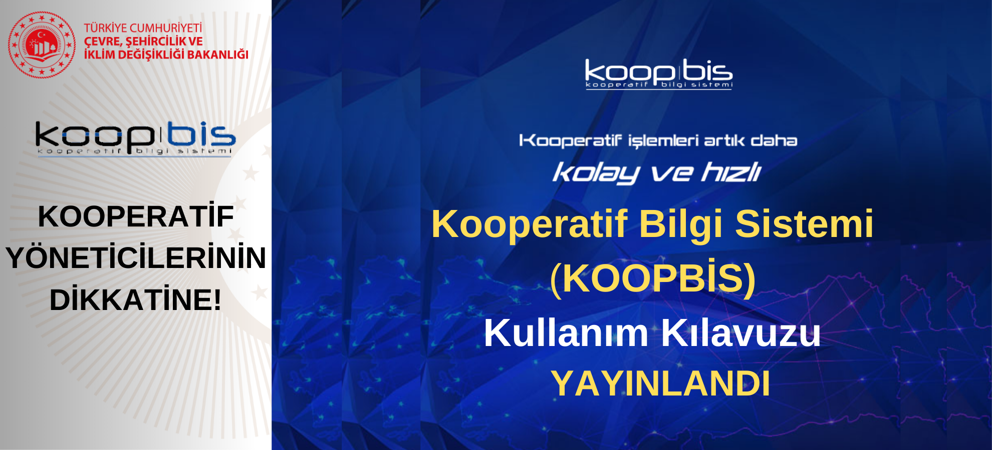 KOOPERATİF YÖNETİCİLERİNİN DİKKATİNE!