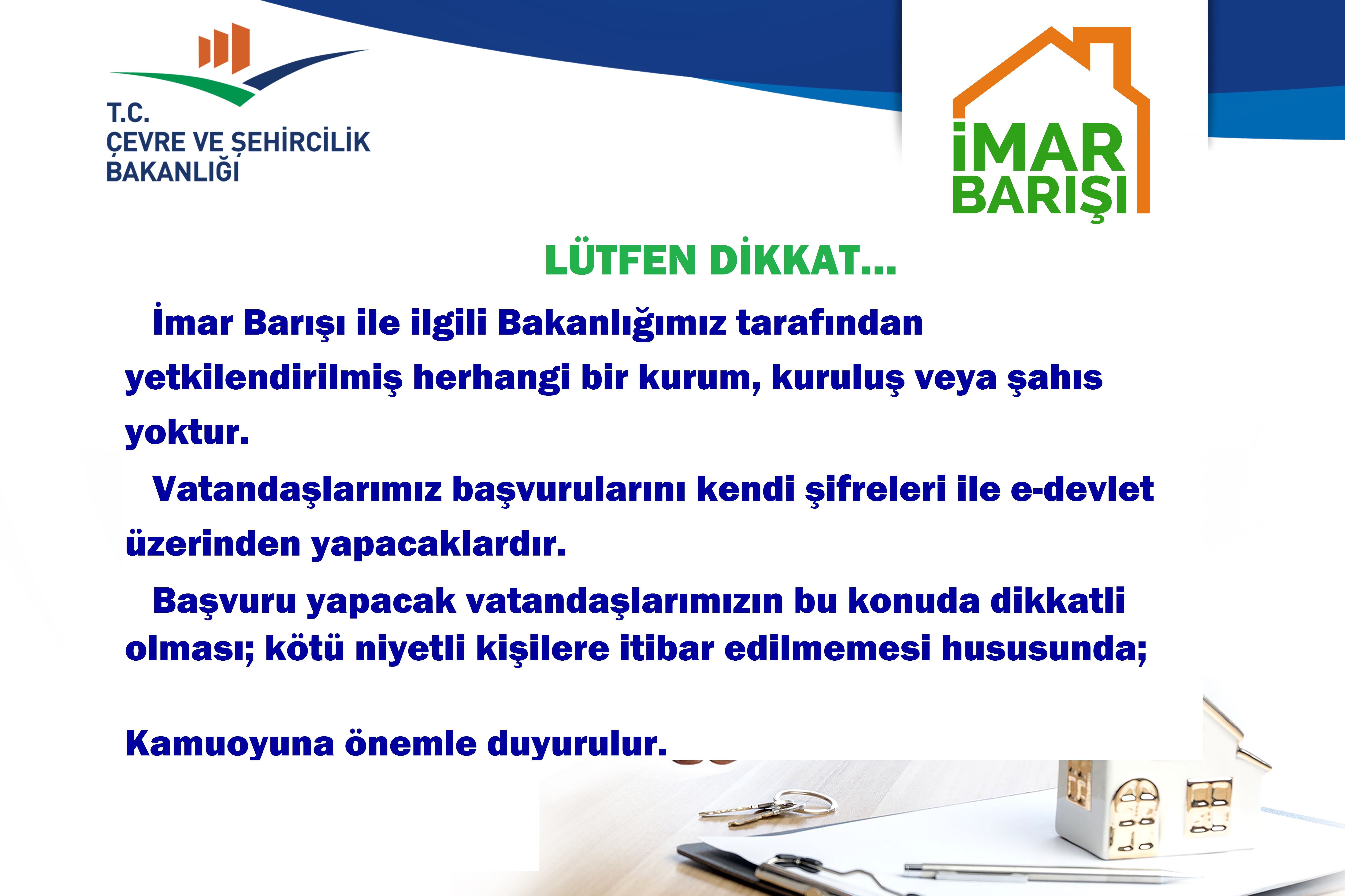 LÜTFEN DİKKAT…