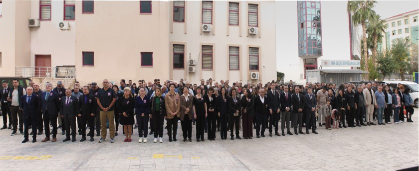 10 Kasım Gazi Mustafa Kemal ATATÜRK'ü Anma Töreni Düzenlendi.