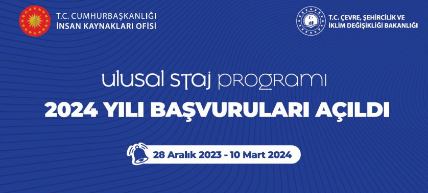 Ulusal Staj Programı 2024 Yılı Başvuruları Başladı