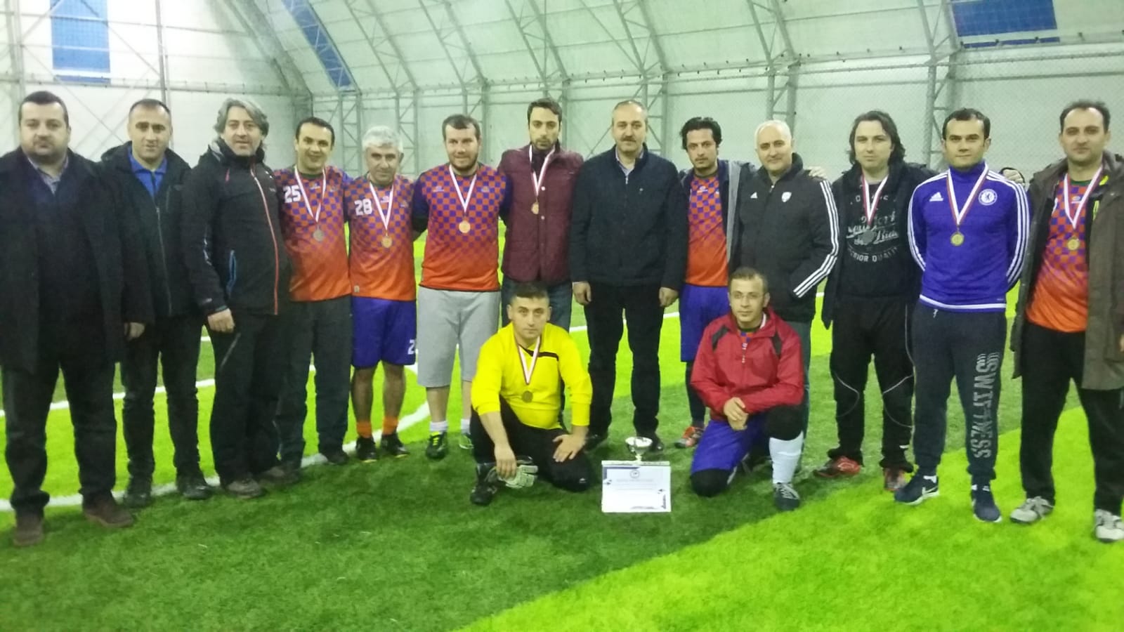 Kurumlar Arası Futbol Turnuvasında İkincilik